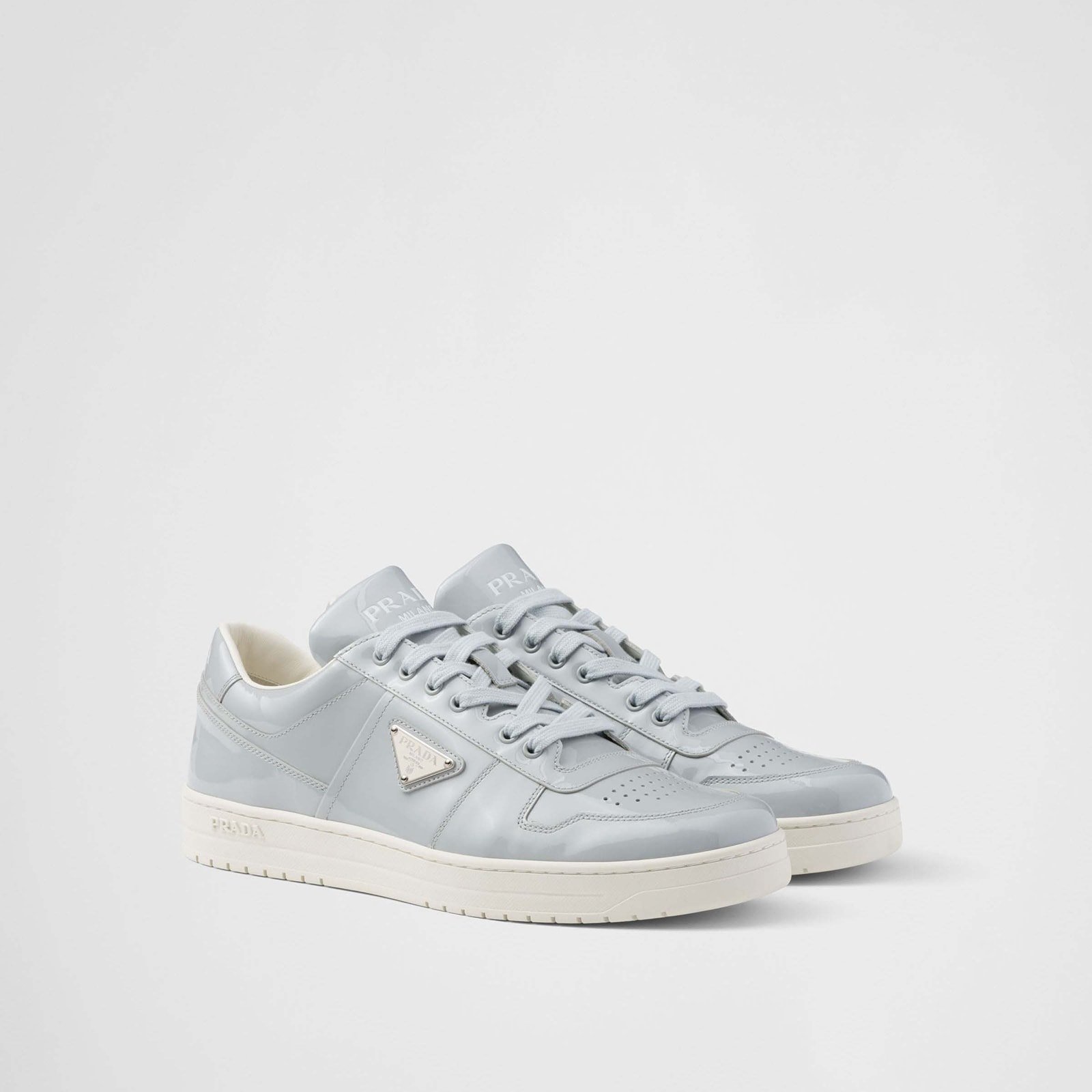 Prada Downtown Patent Leather Sneakers