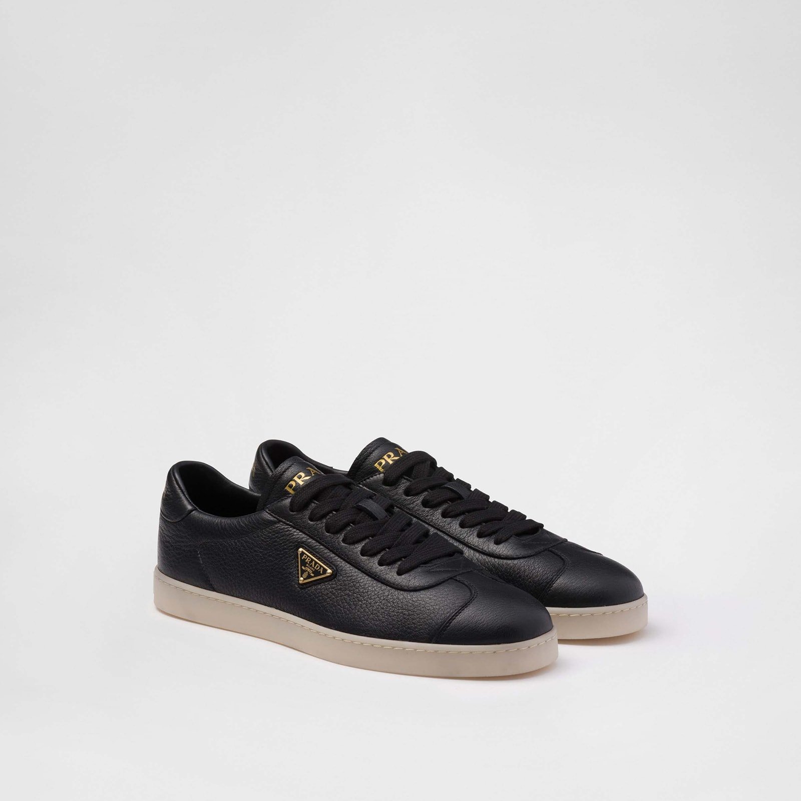 Prada Lane Leather Sneakers