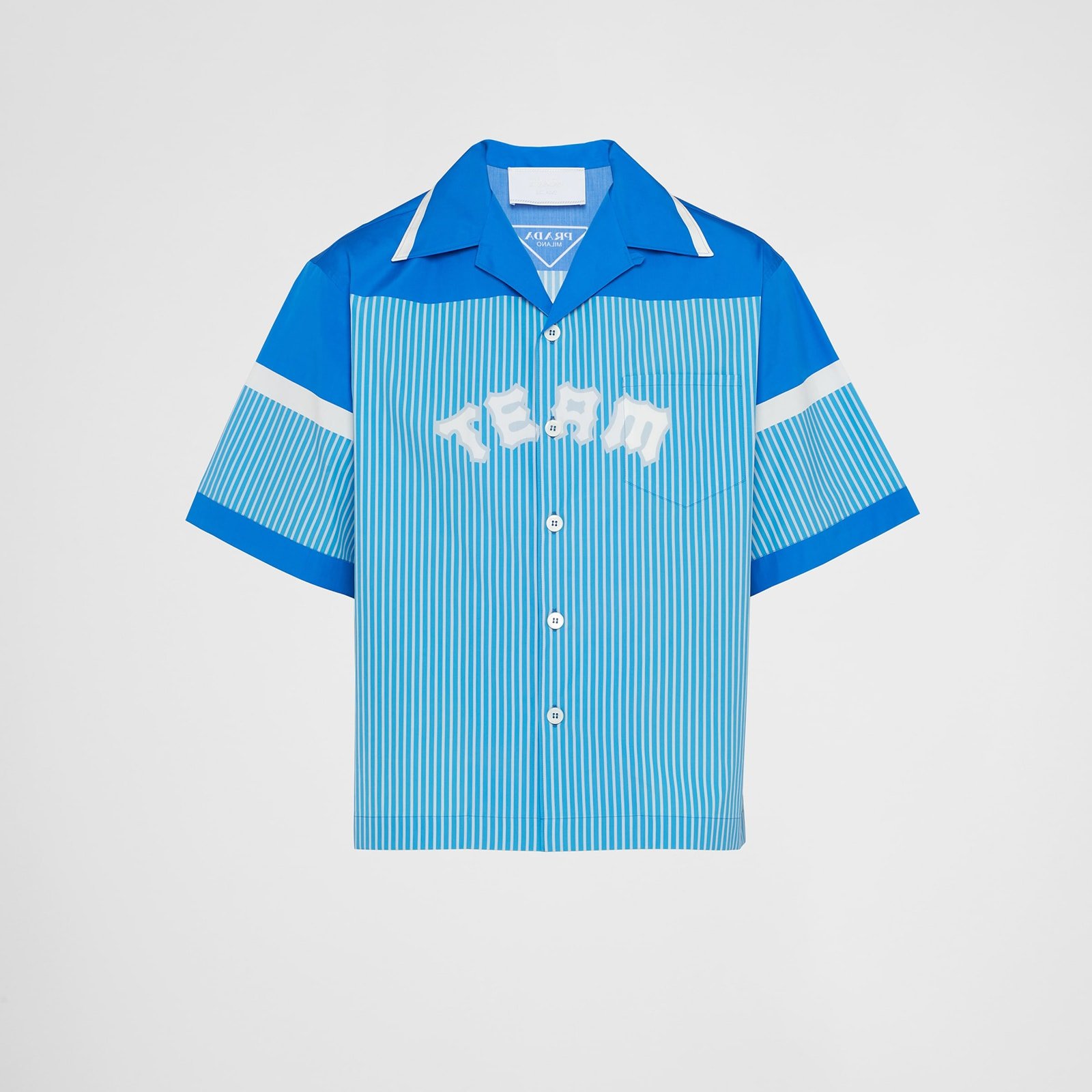 Prada Short-Sleeved Cotton Shirt