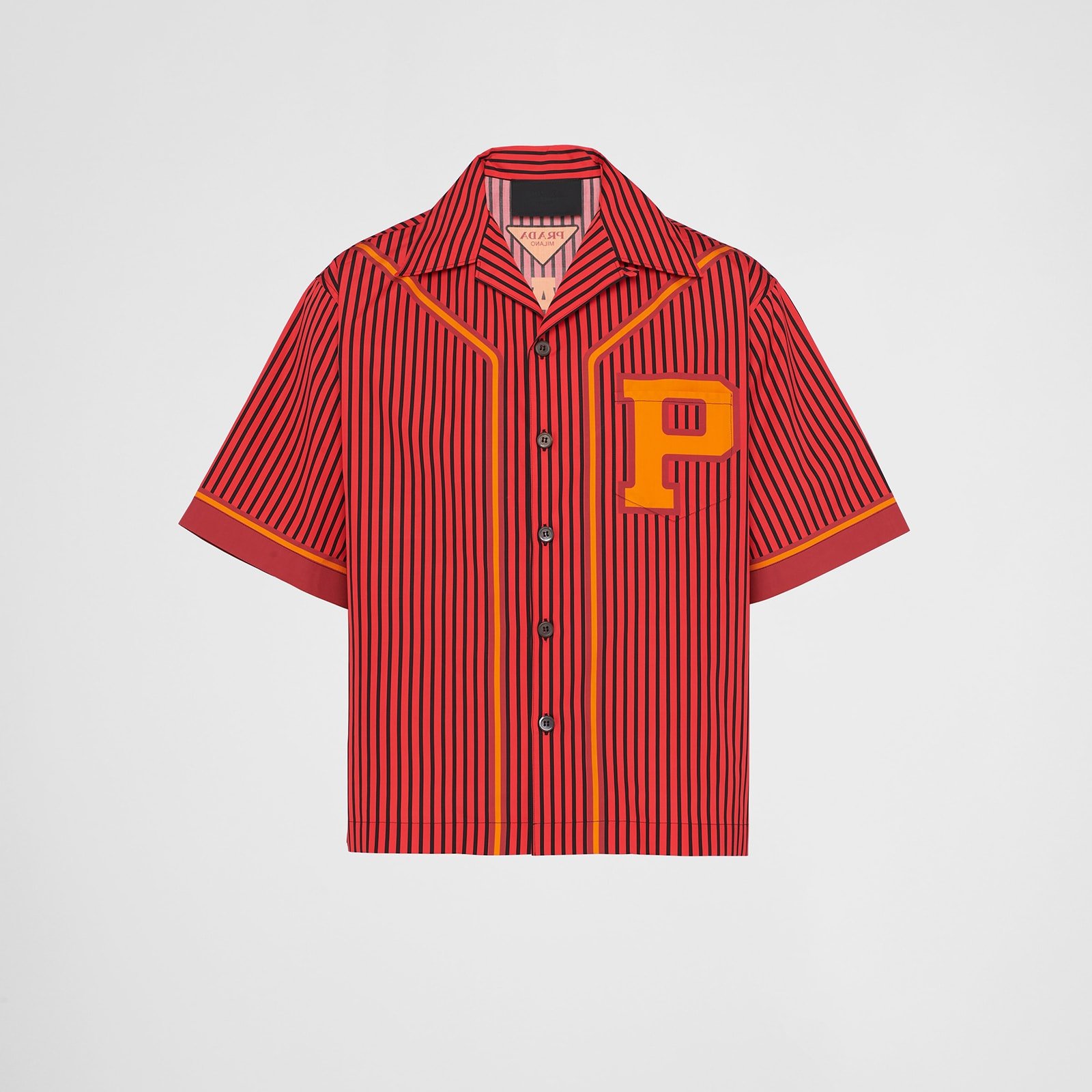 Prada Short-Sleeved Cotton Shirt