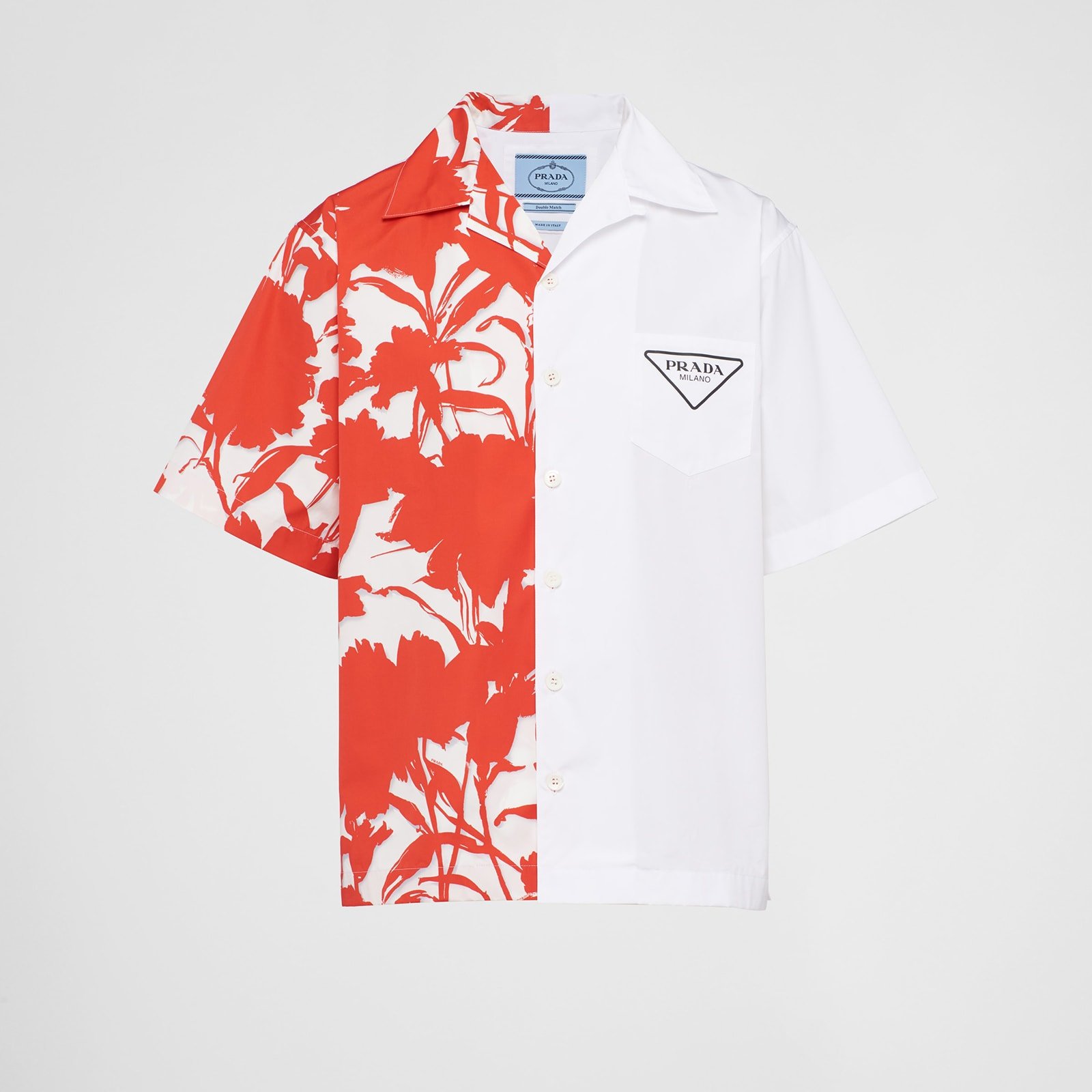 Prada Double Match Cotton Shirt