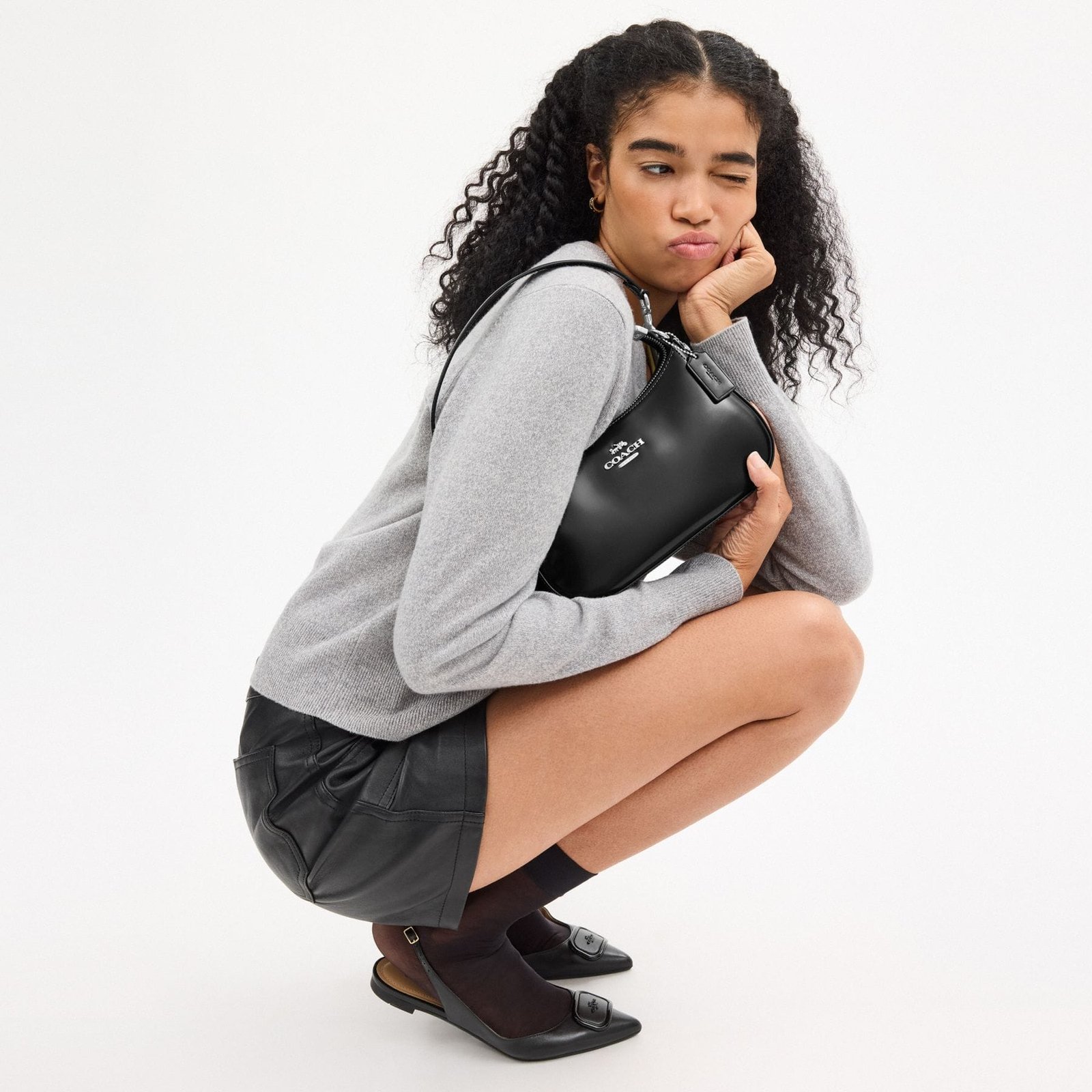 Replica Designer Bag Coach Bag Teri Shoulder Bag - Image 5