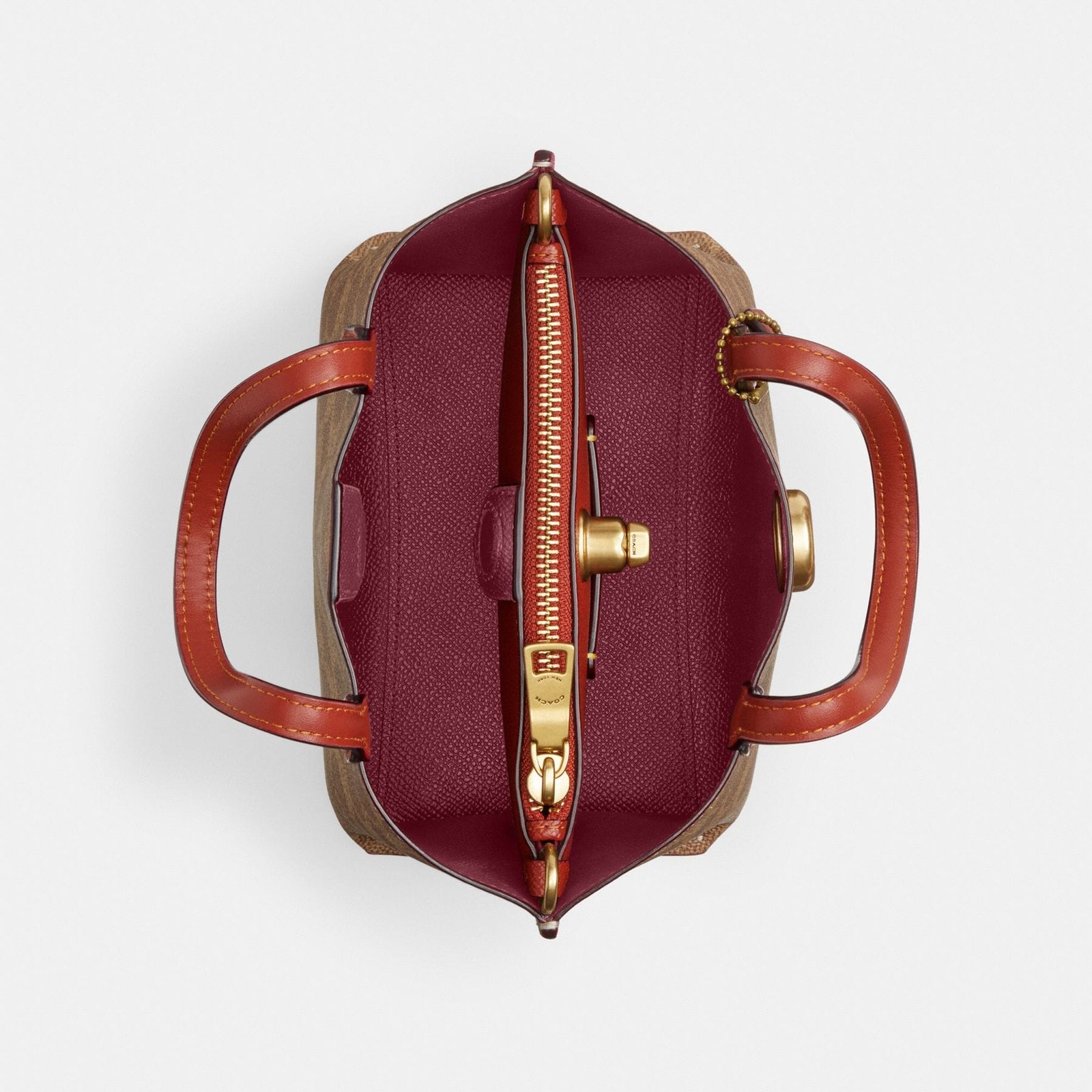 Replica Designer Bag Coach Bag Willow Tote Bag 18 In Signature Canvas - Image 4