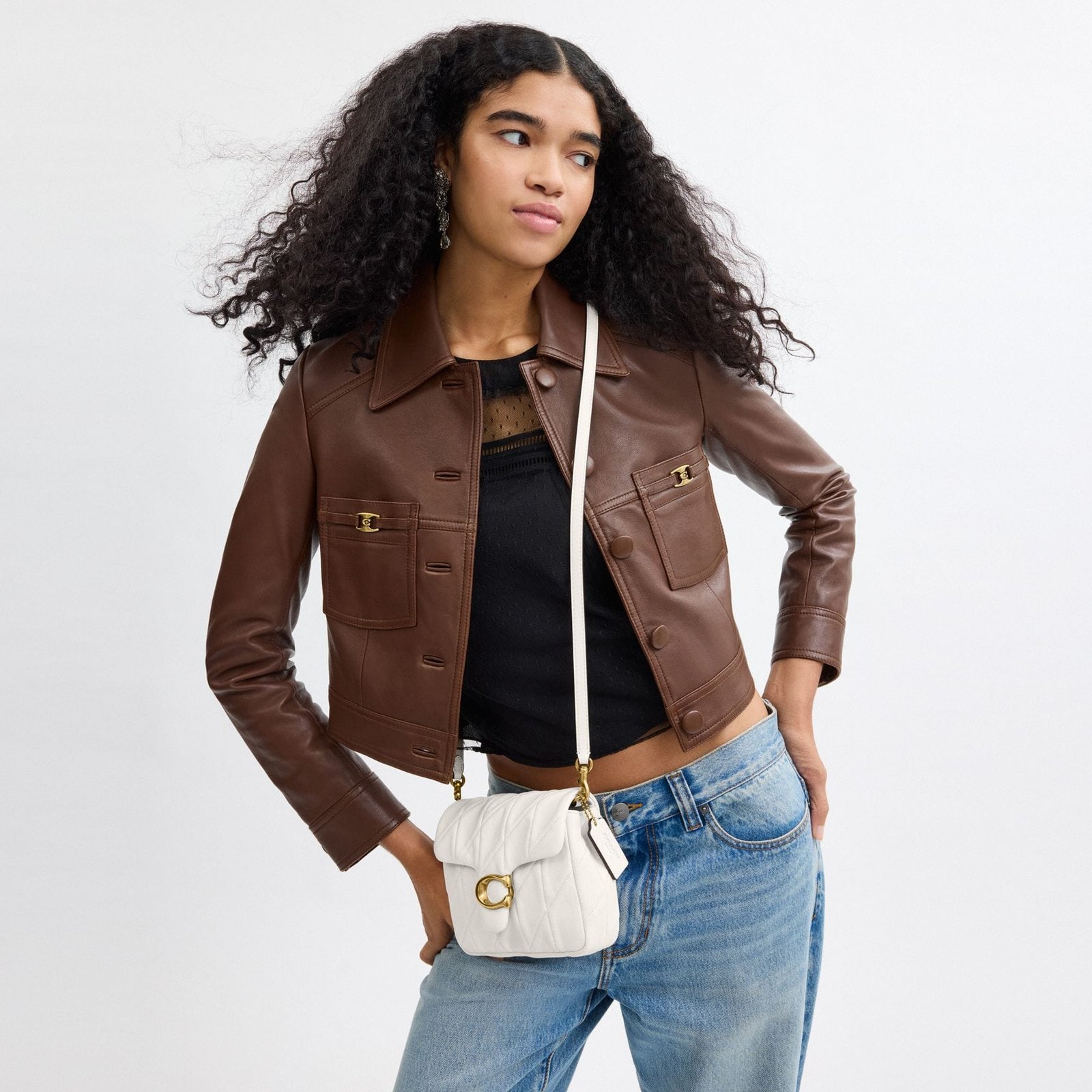 Replica Designer Bag Coach Bag Times Square Tabby Shoulder Bag 17 With Quilting - Image 4