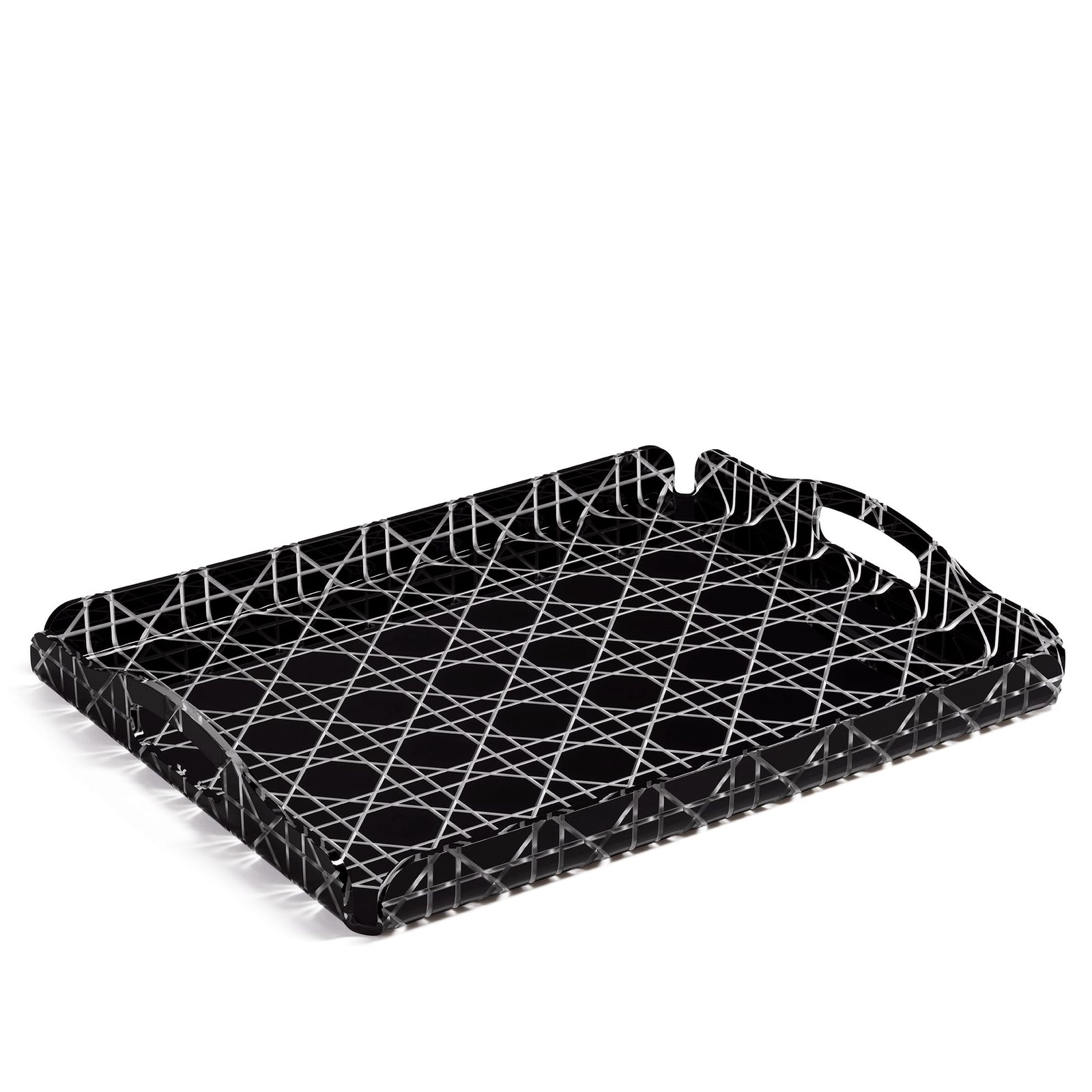 DIOR Tray Black Cannage