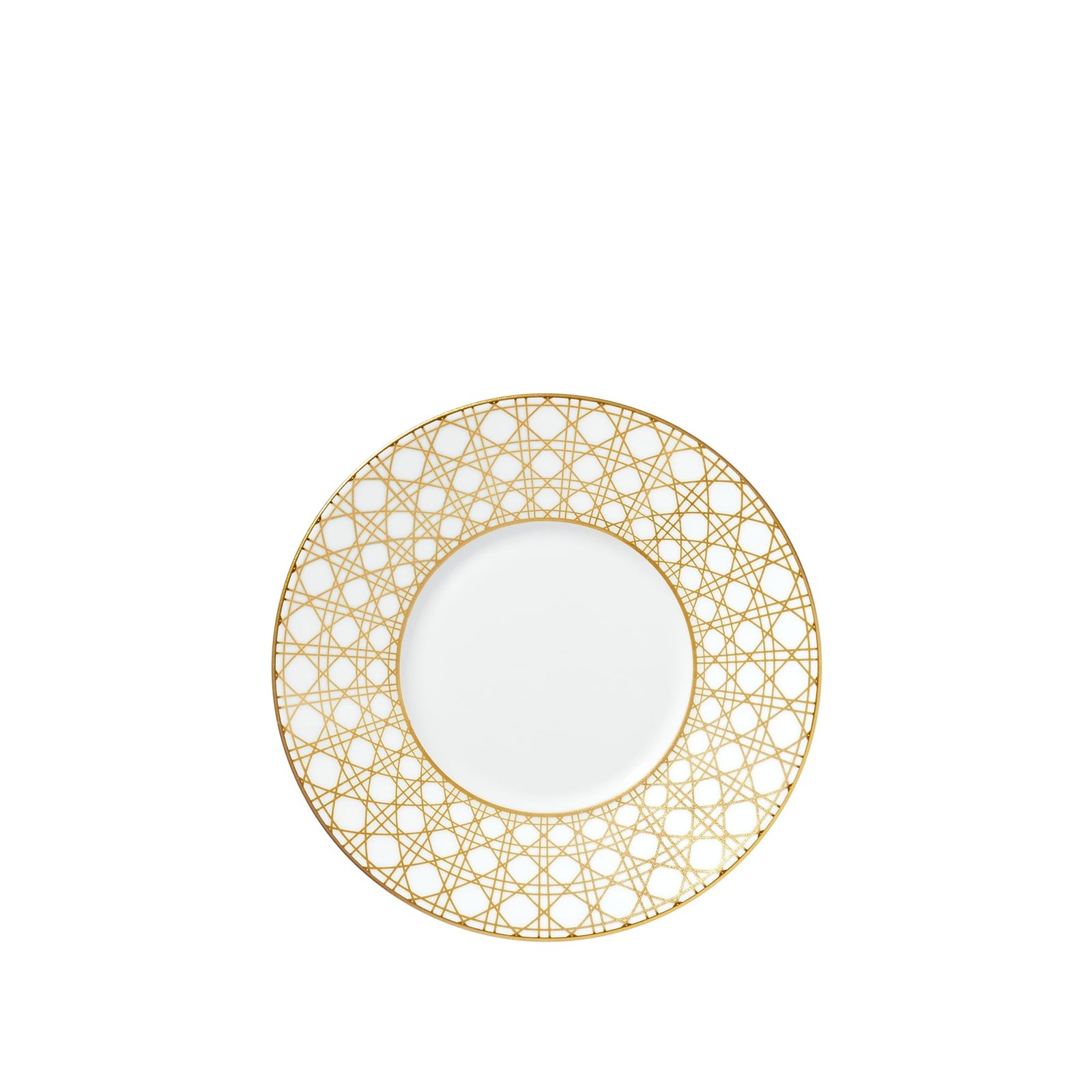 DIOR Teacup Saucer Gold-Tone Cannage Montaigne