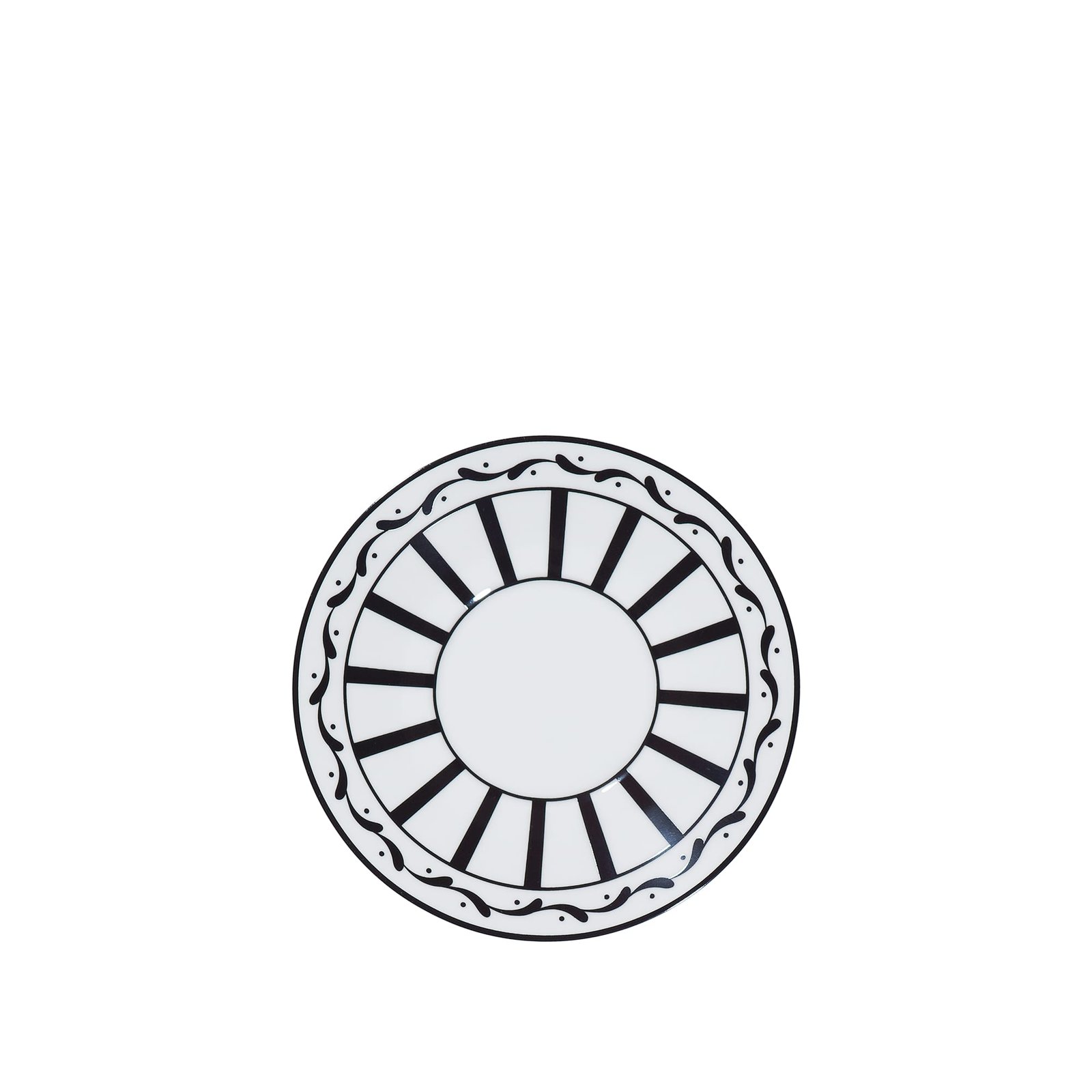 DIOR Coffee Cup Saucer White and Black Monsieur Dior