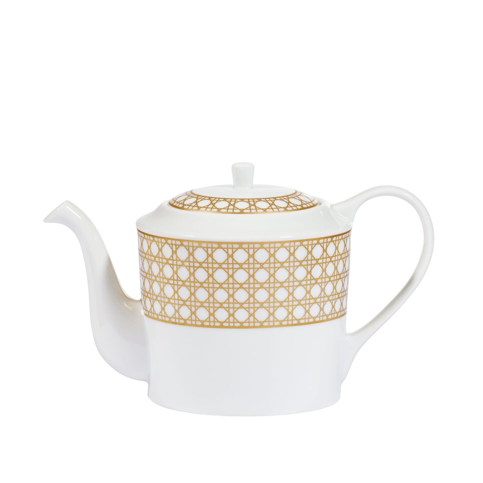DIOR Teapot Gold-Tone Cannage Montaigne