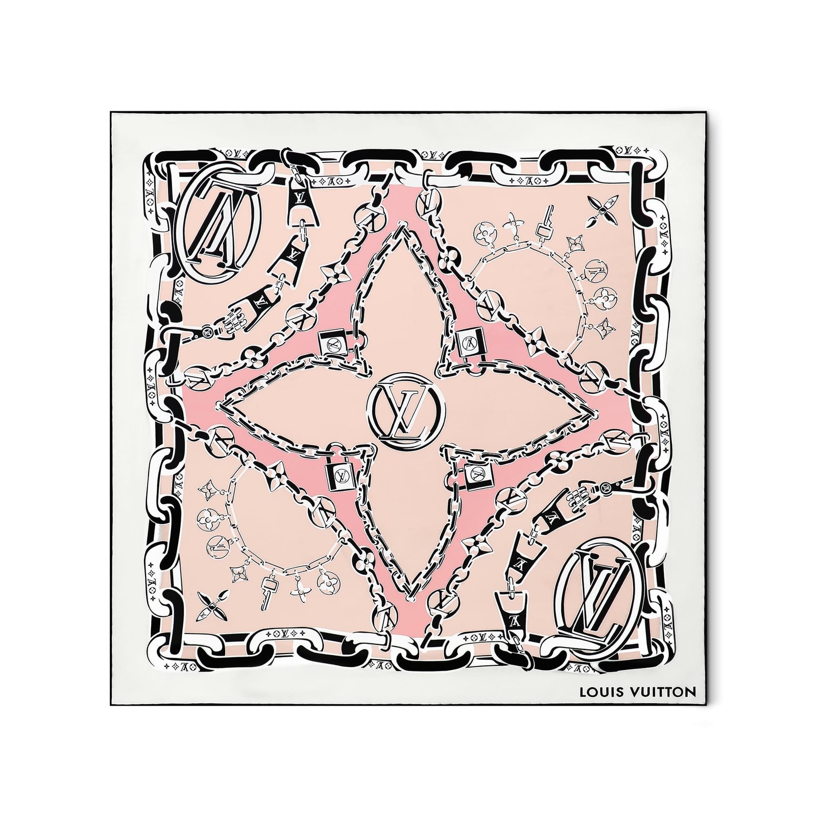 Louis Vuitton Silk Squares Bejewelled Square 70