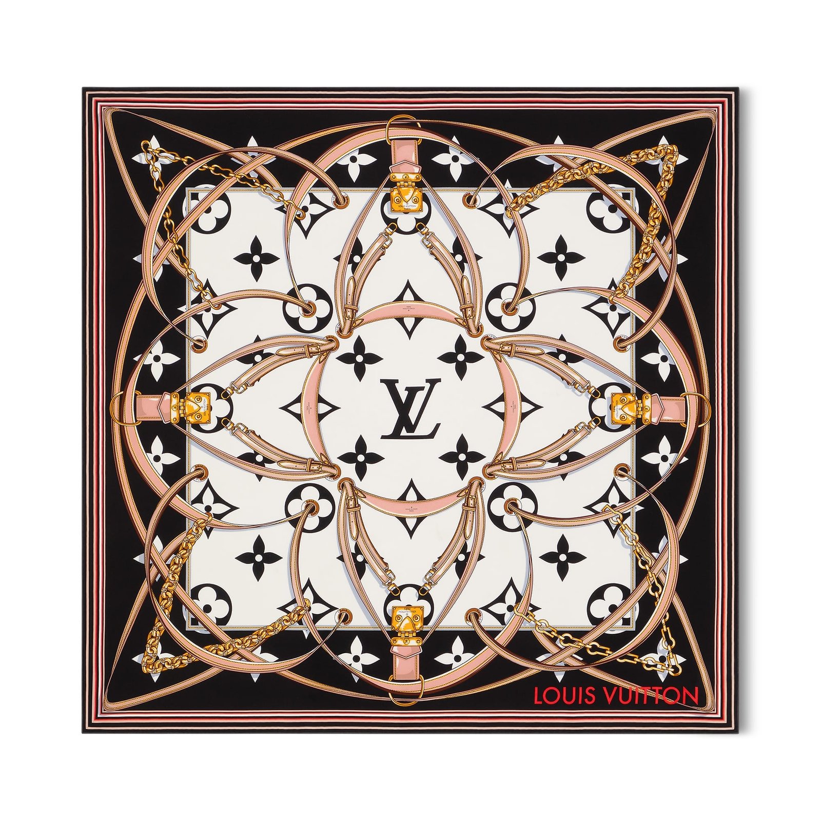 Louis Vuitton Silk Squares Ultimate Monogram Square 90