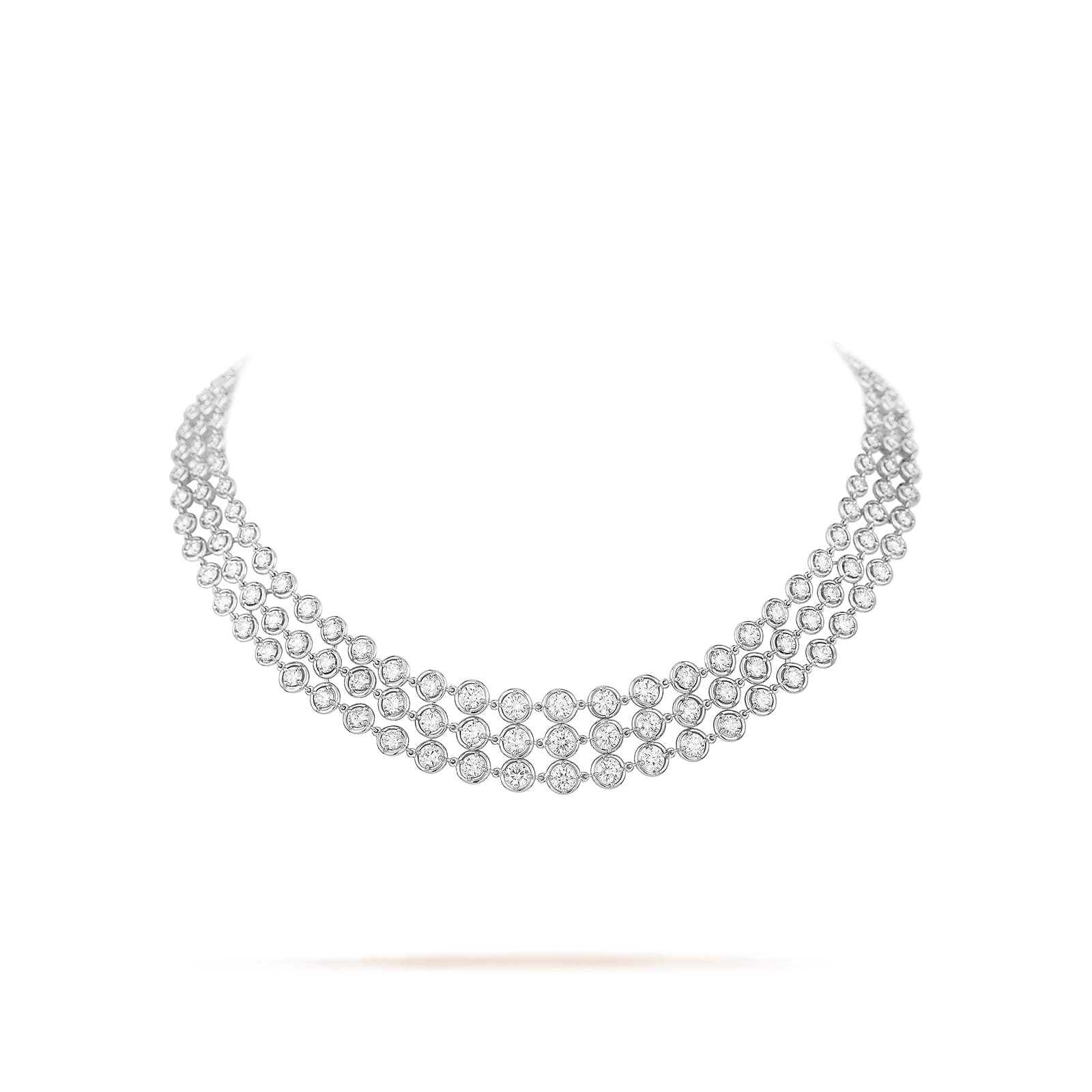 Van Cleef & Arpels Palmyre Necklace 18K White Gold Diamond