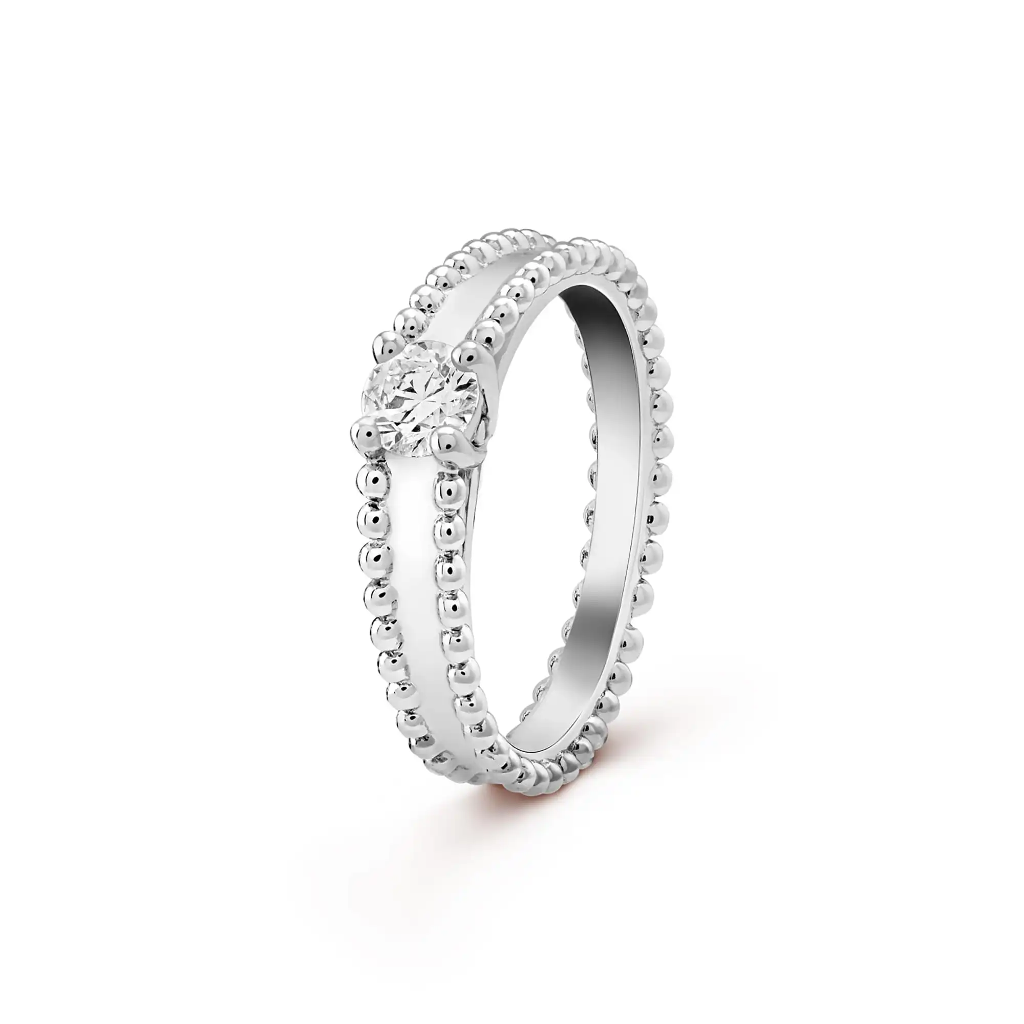 Estelle solitaire 030 ct EVVS2 van cleef fake diamond VCARG30000