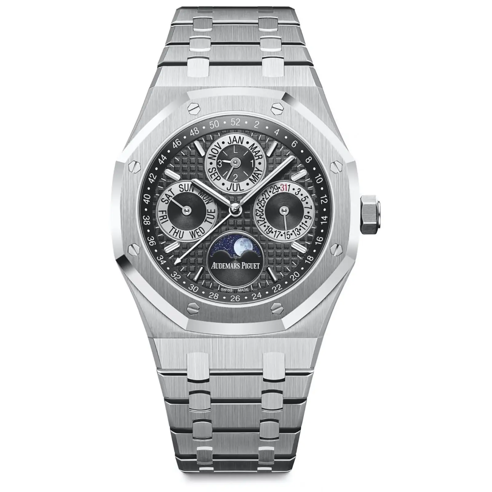 Fake Audemars Piguet Replica Watch AA royal oak perpetual calendar 26597ptoo1220pt01