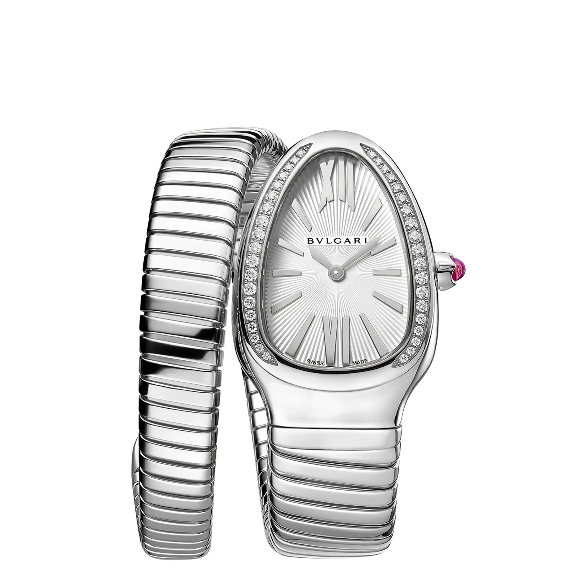 Fake Diamond Watch Bvlgari Replica Watch 101827 2000A