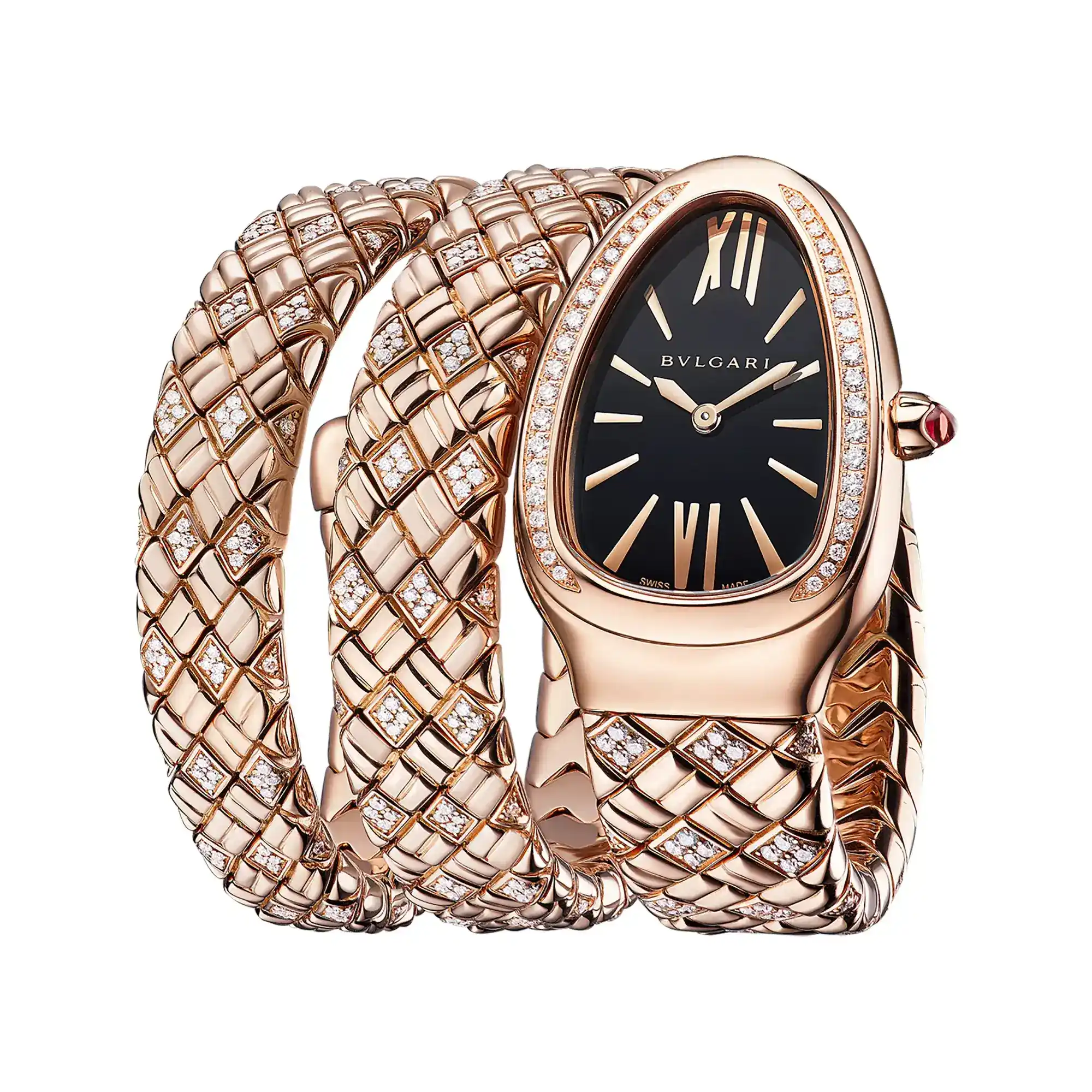 Fake Diamond Watch Bvlgari Replica Watch 103252 2000B