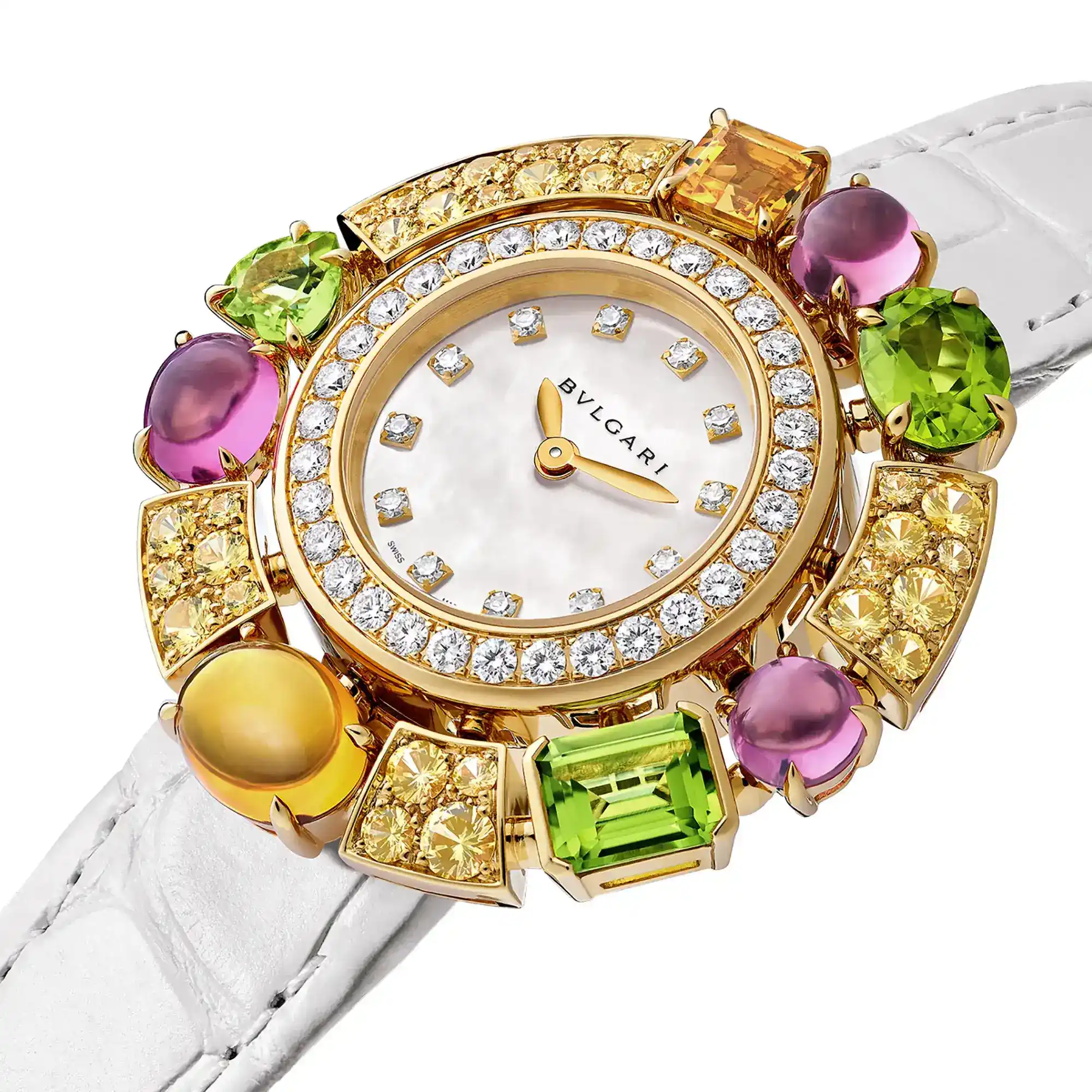 Fake Diamond Watch Bvlgari Replica Watch 103714 2000B