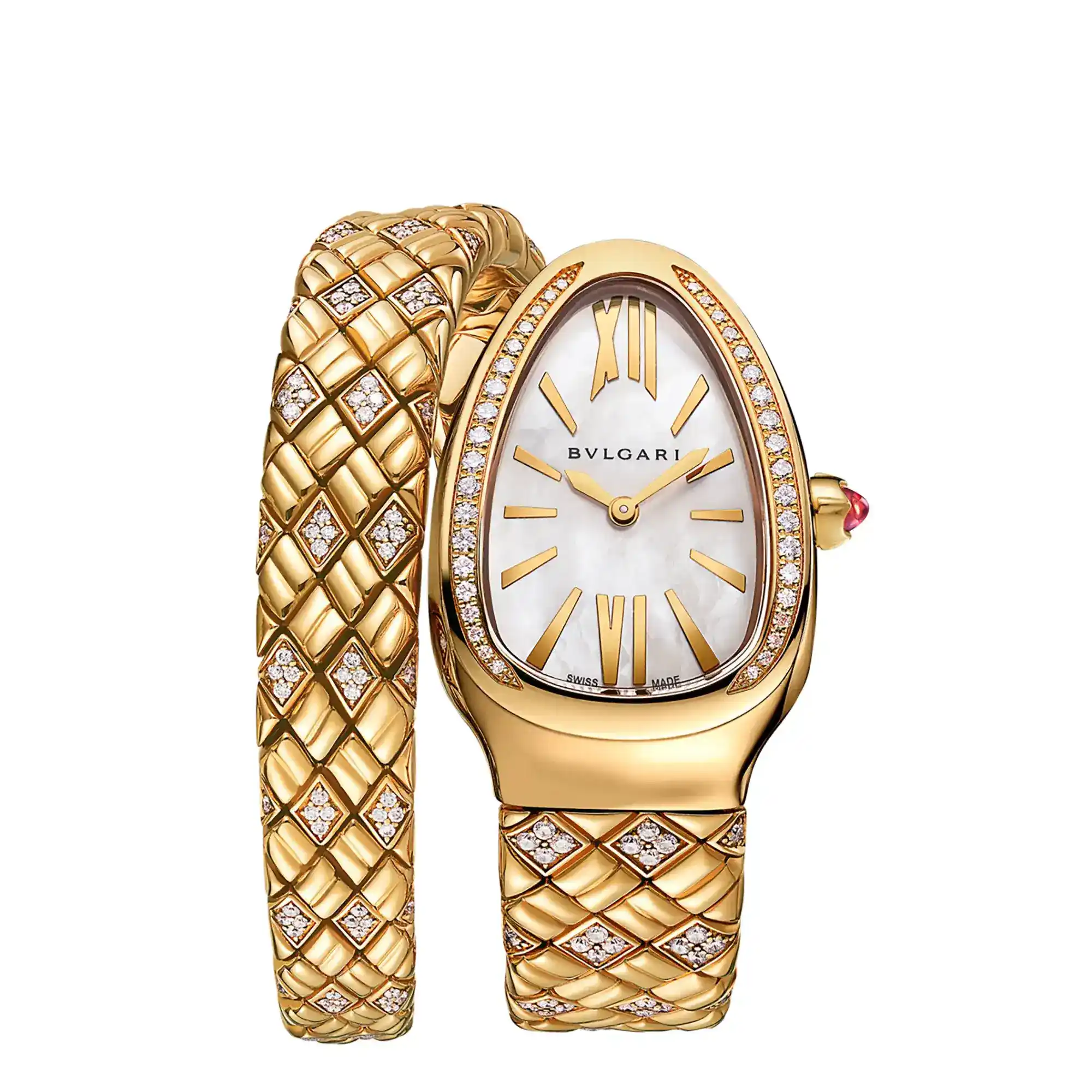 Fake Diamond Watch Bvlgari Replica Watch 103747 2000A