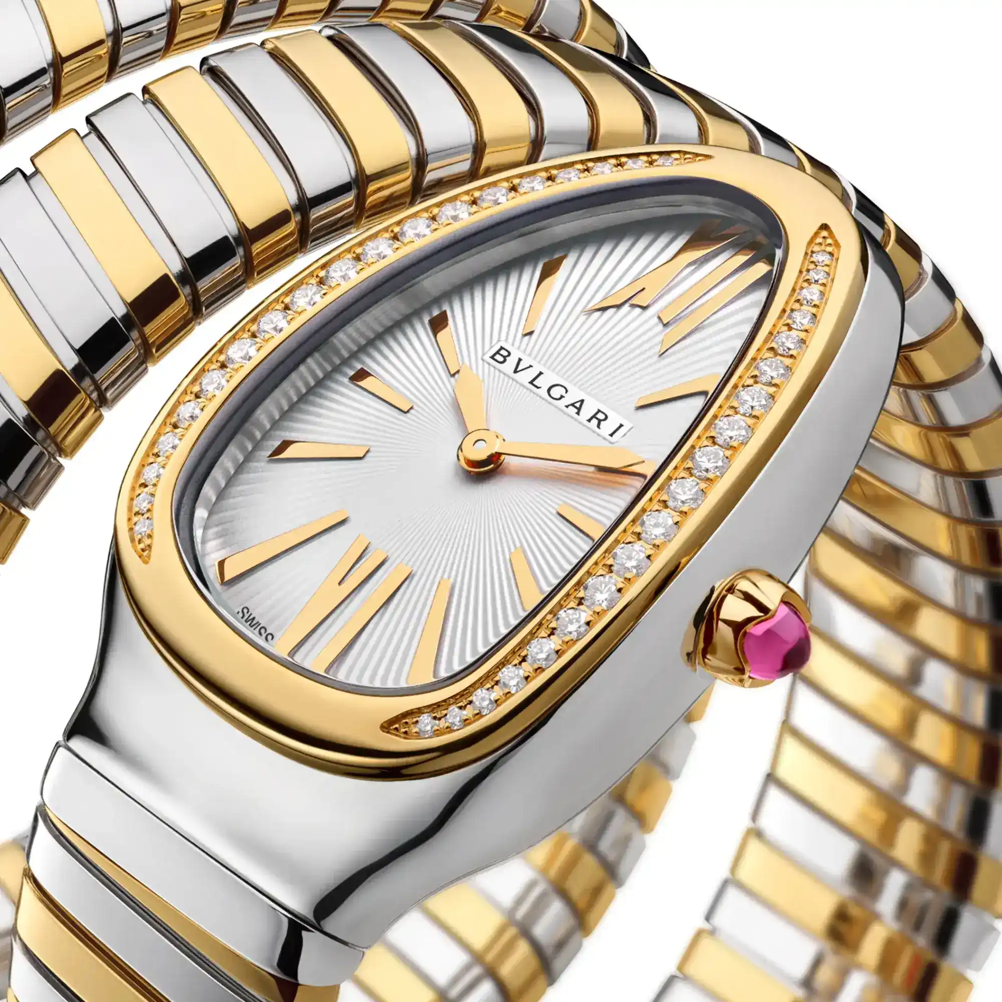 Fake Diamond Watch Bvlgari Replica Watch 103797 2000B