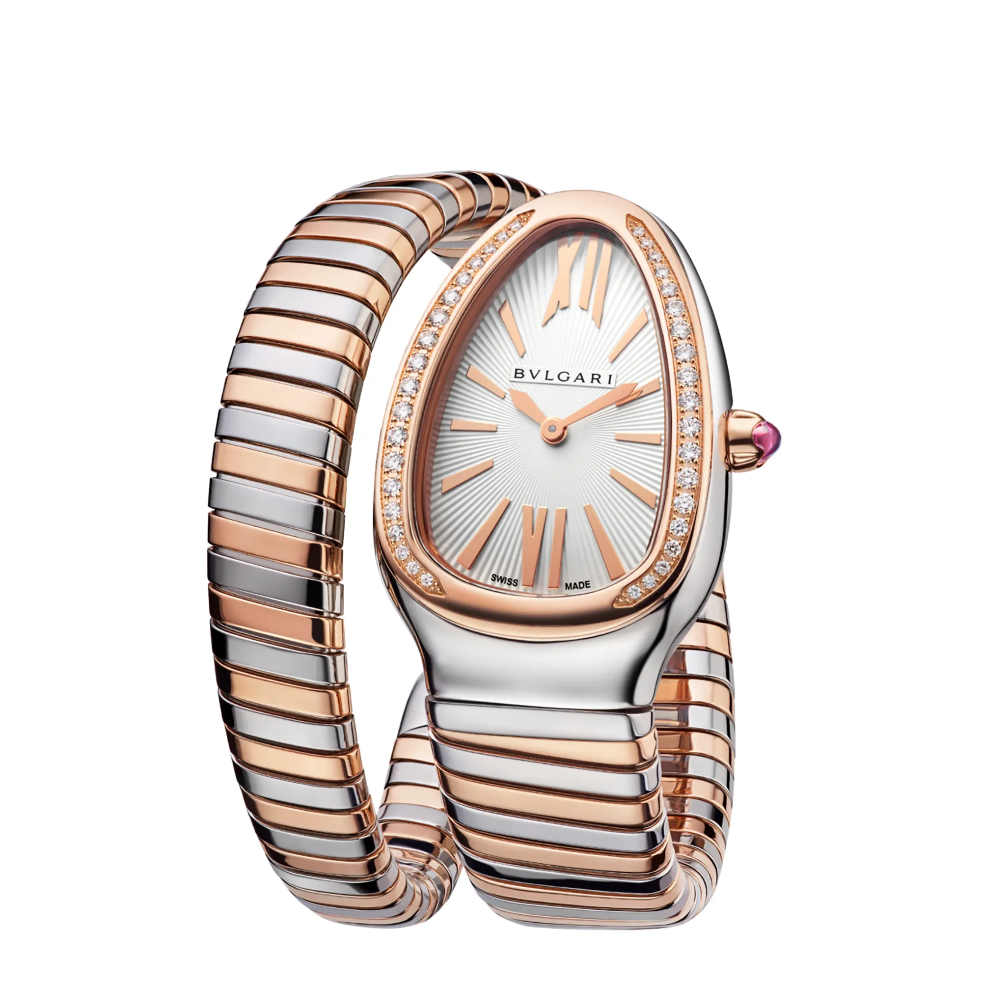 Fake Diamond Watch Bvlgari Replica Watch 103822 2000B