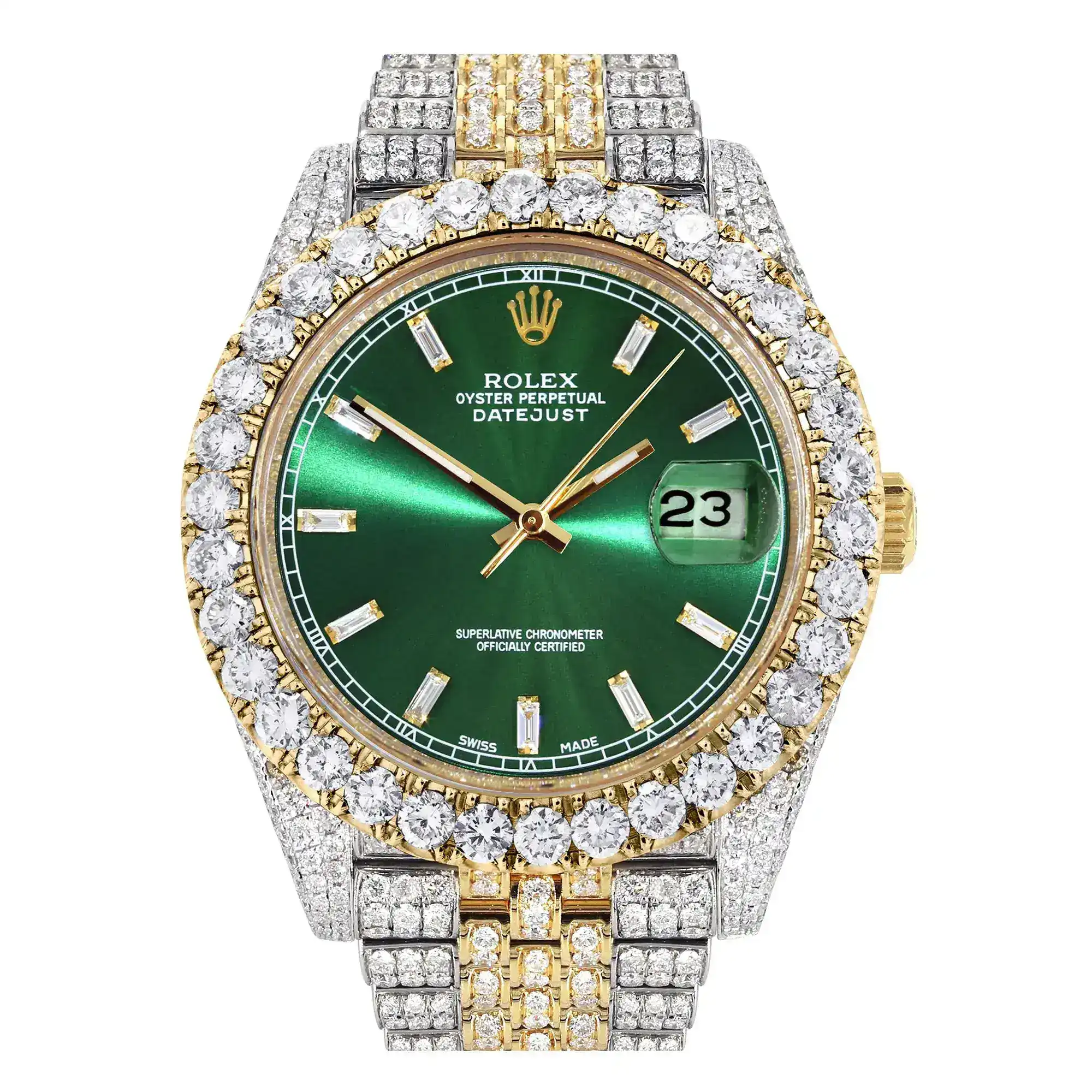 Fake Diamond Watch Iced Out Rolex Replica 188