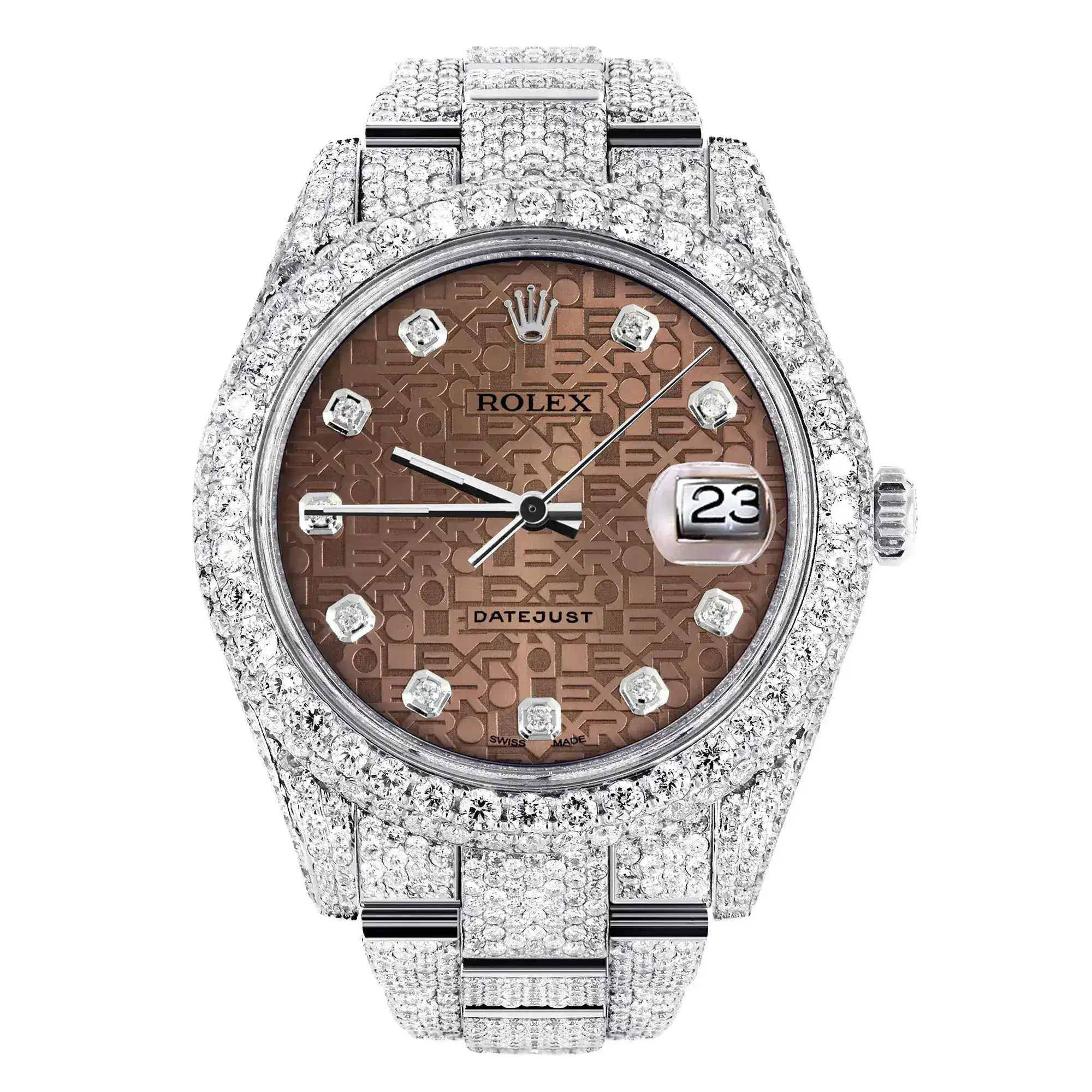 Fake Diamond Watch Iced Out Rolex Replica 234
