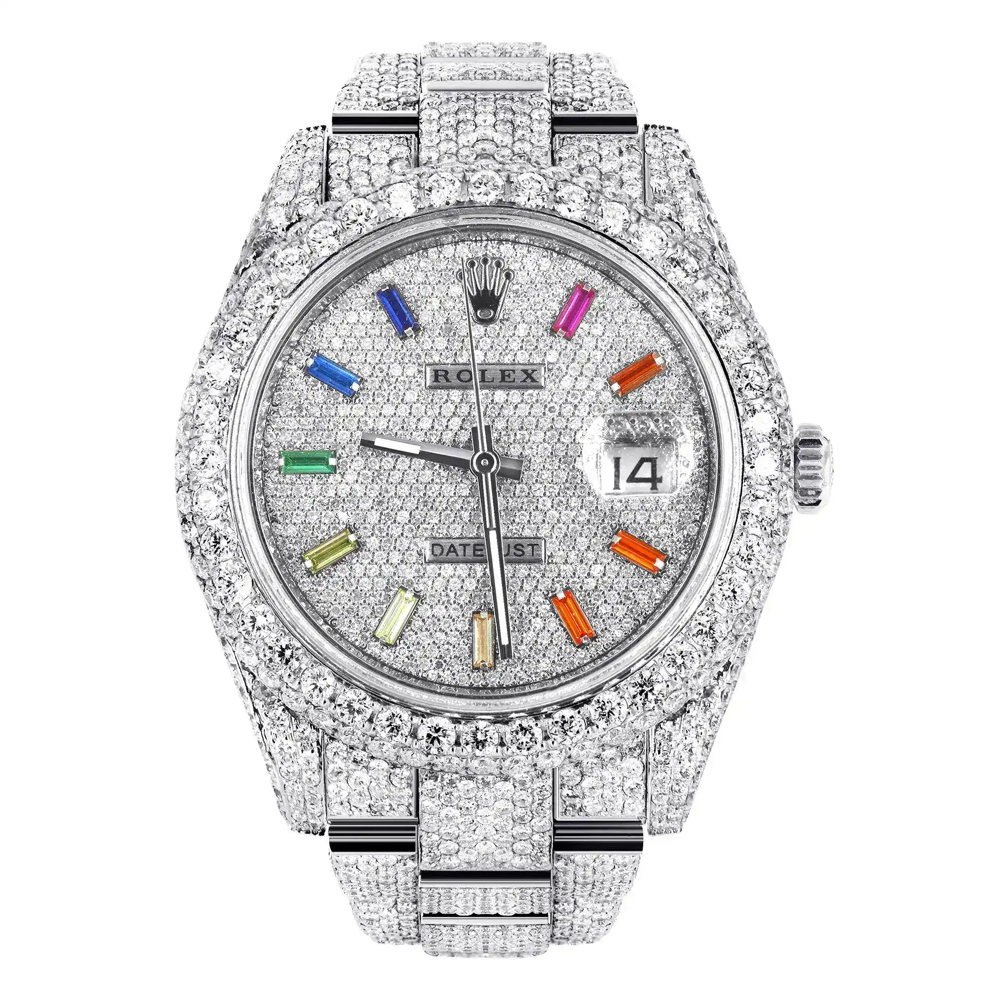 Fake Diamond Watch Iced Out Rolex Replica 235