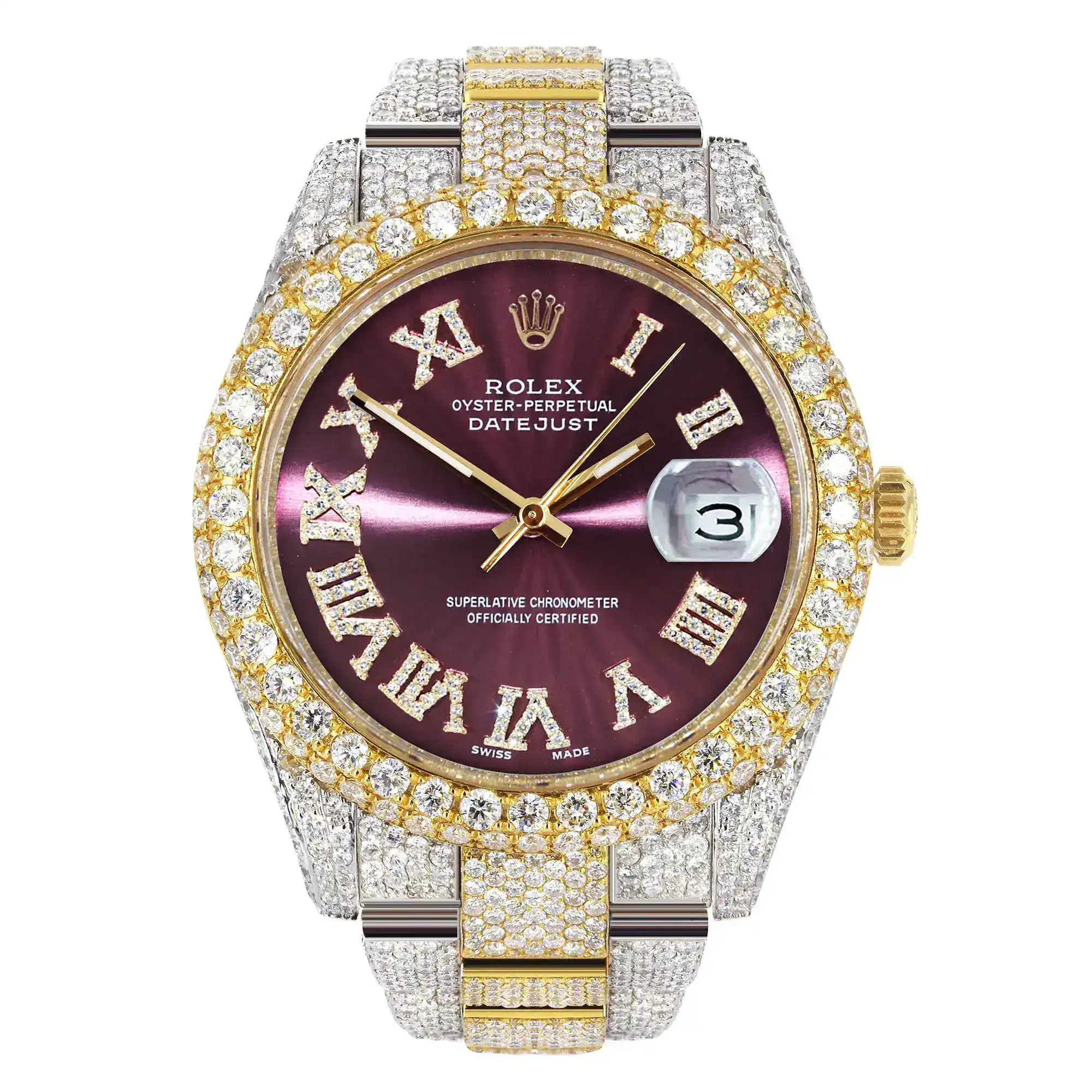 Fake Diamond Watch Iced Out Rolex Replica 301