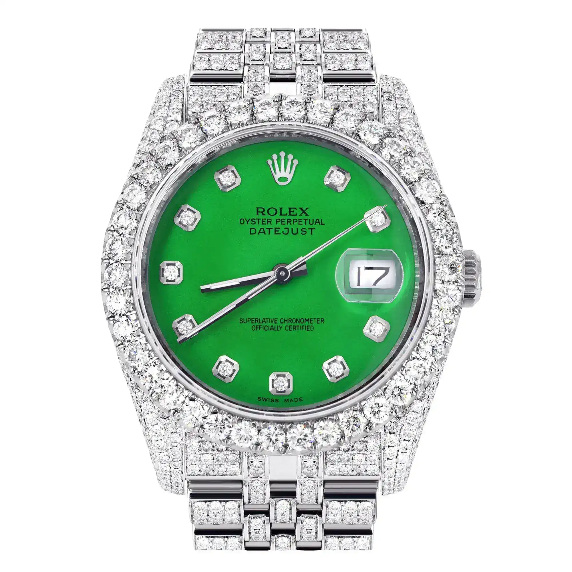 Fake Diamond Watch Iced Out Rolex Replica 311