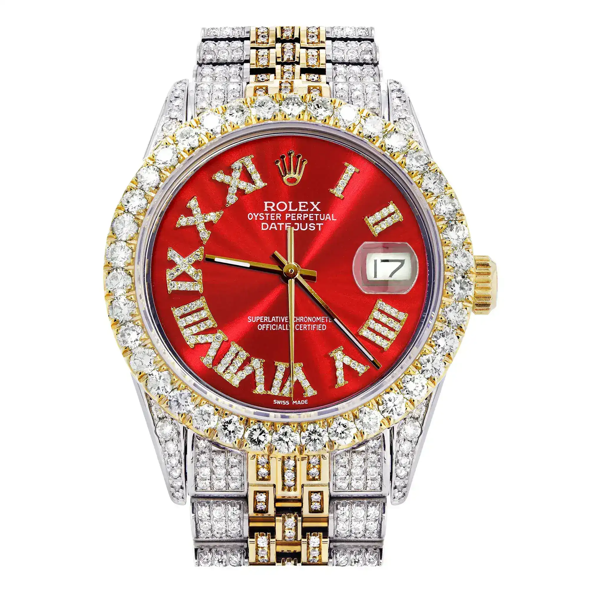 Fake Diamond Watch Iced Out Rolex Replica 401
