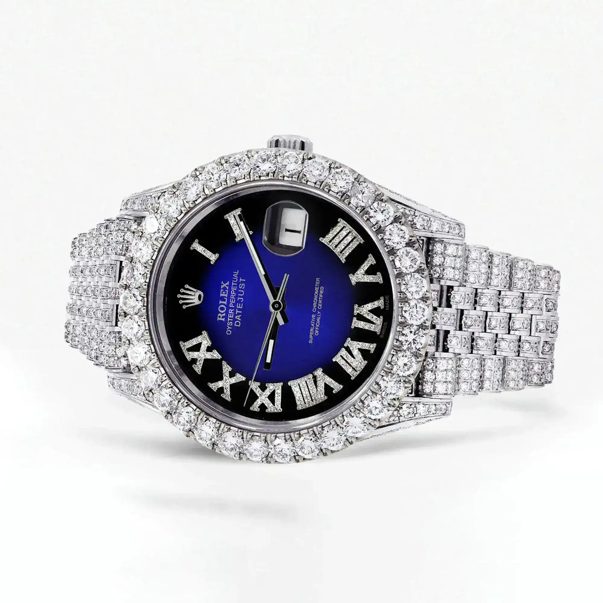 Fake Diamond Watch Iced Out Rolex Replica b029