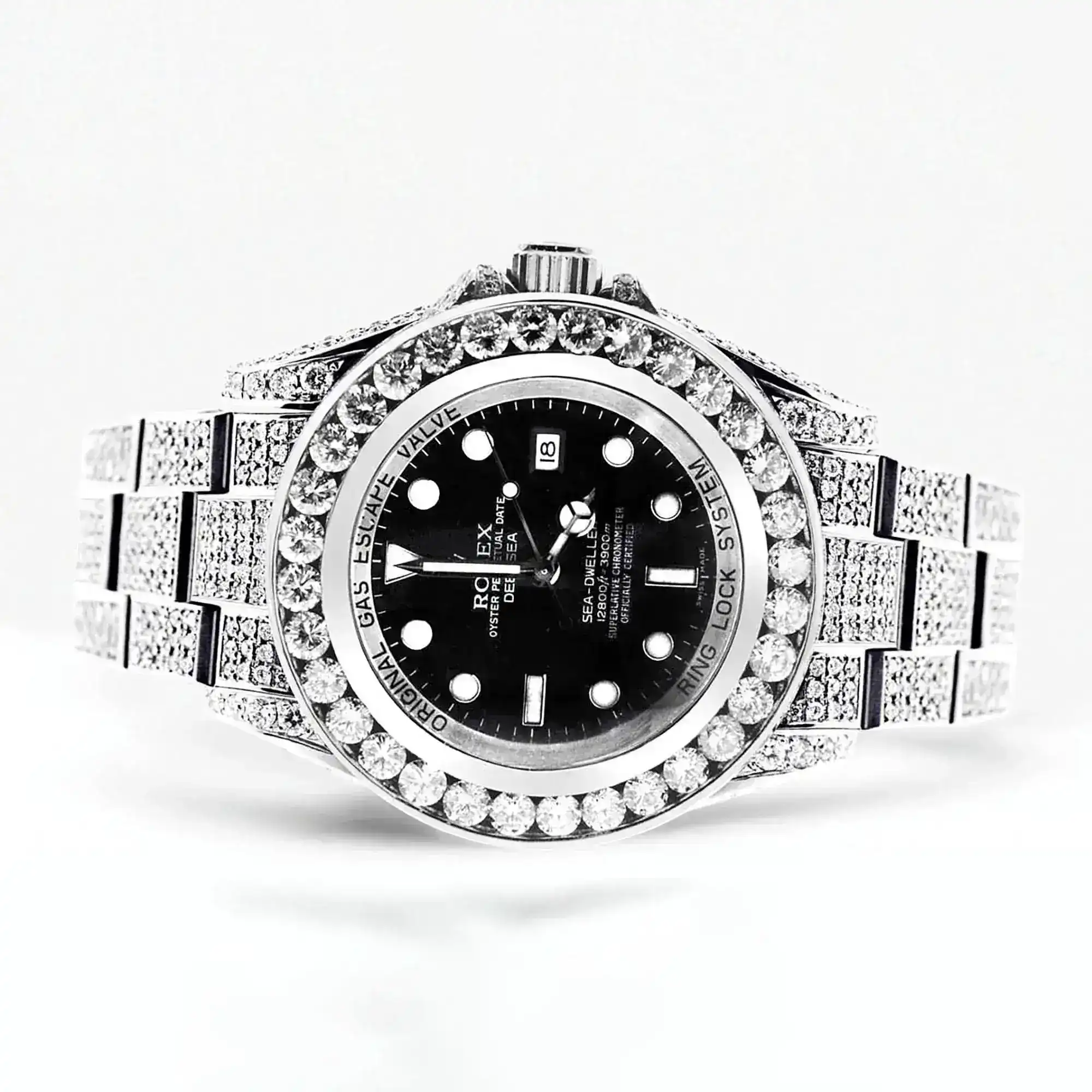 Fake Diamond Watch Iced Out Rolex Replica b037