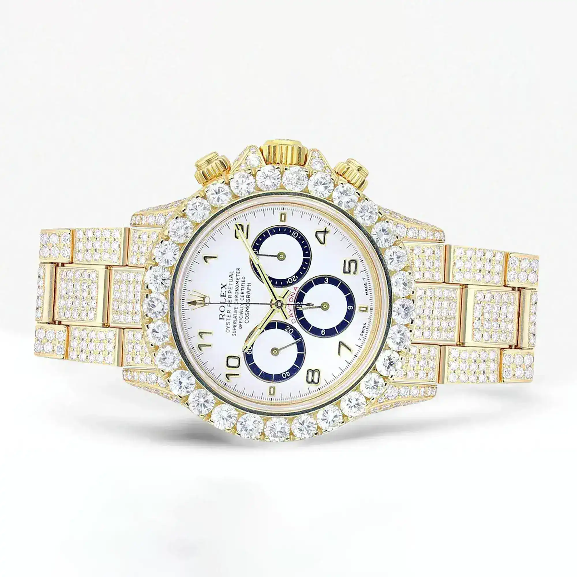 Fake Diamond Watch Iced Out Rolex Replica b038