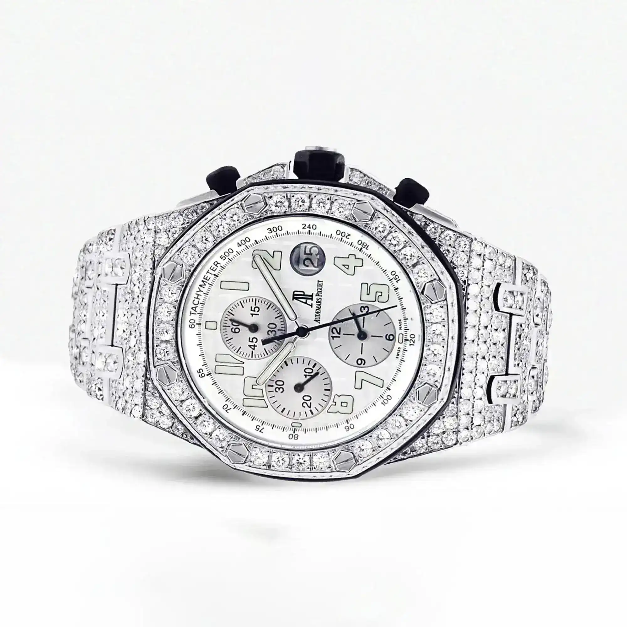 Fake Diamond Watch Iced Out Rolex Replica b047