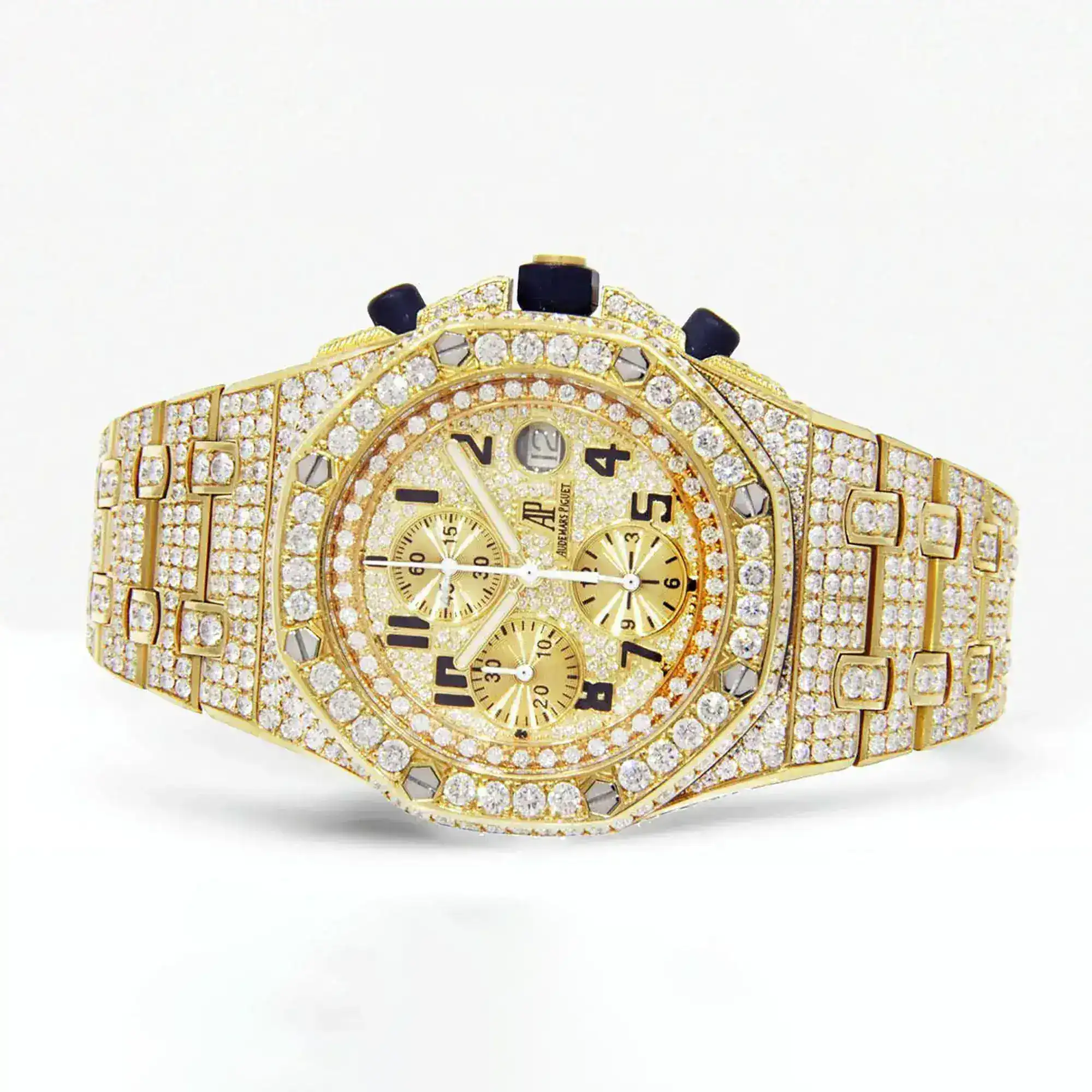 Fake Diamond Watch Iced Out Rolex Replica b051