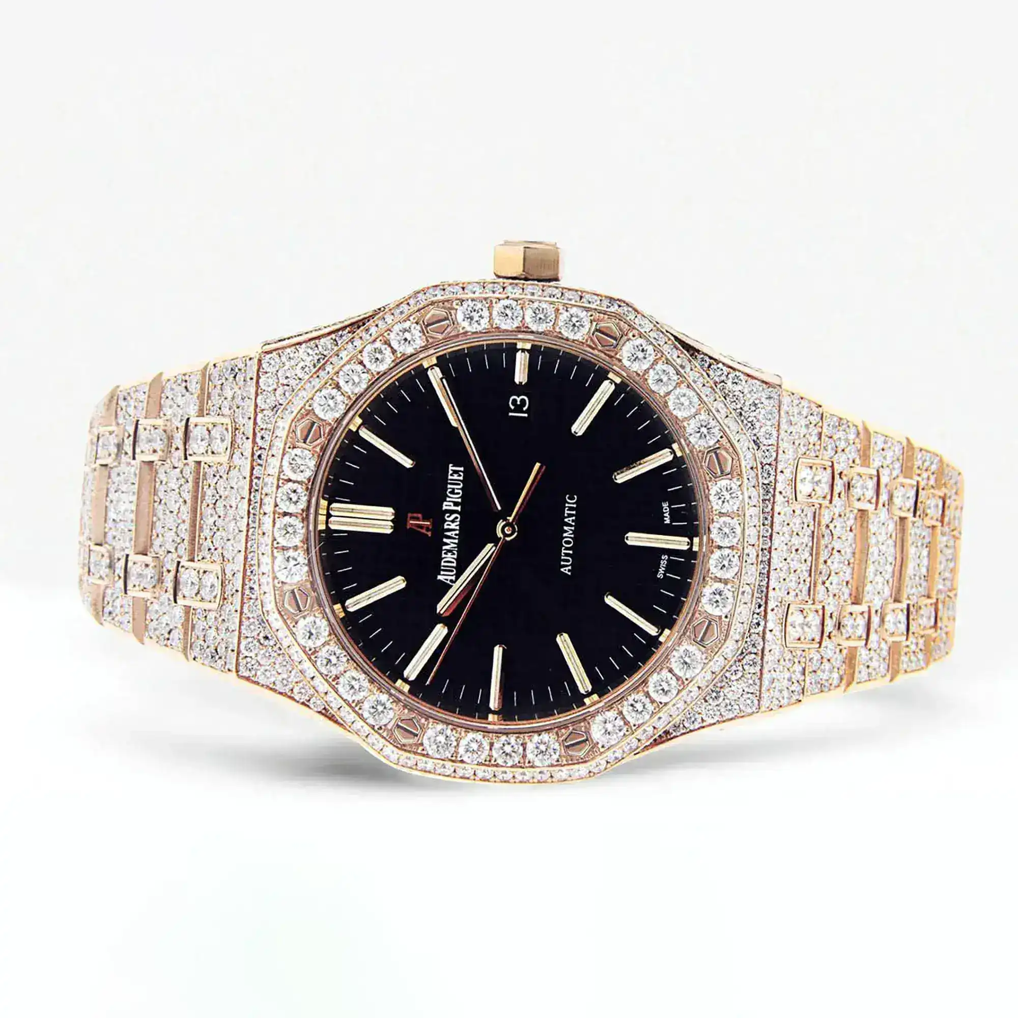 Fake Diamond Watch Iced Out Rolex Replica b052