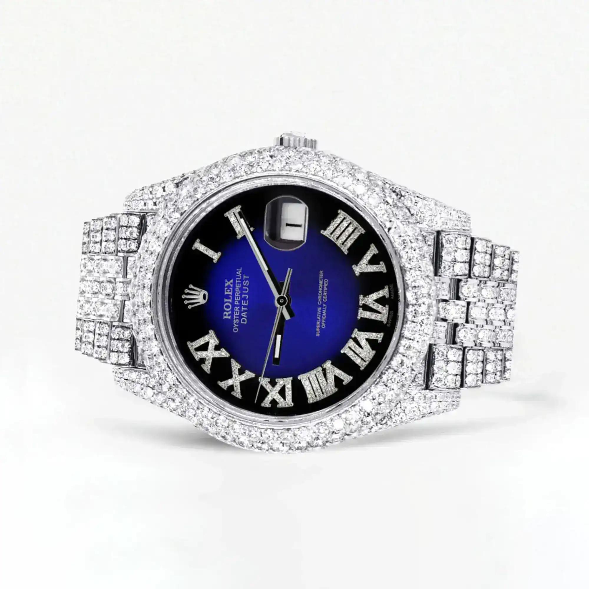 Fake Diamond Watch Iced Out Rolex Replica b060