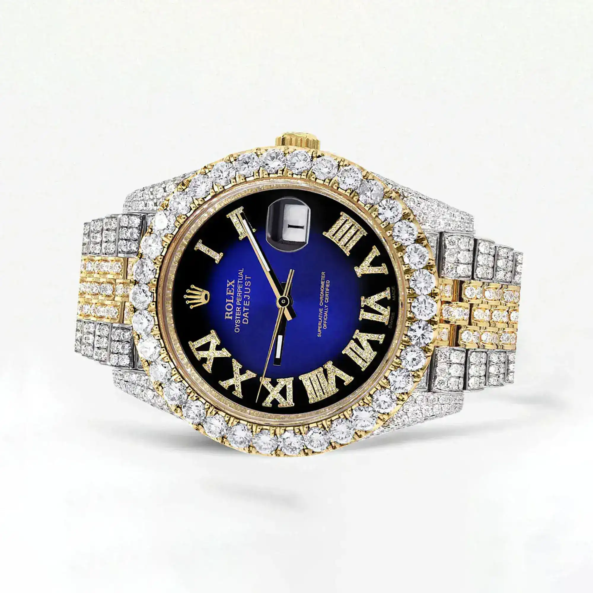 Fake Diamond Watch Iced Out Rolex Replica b121