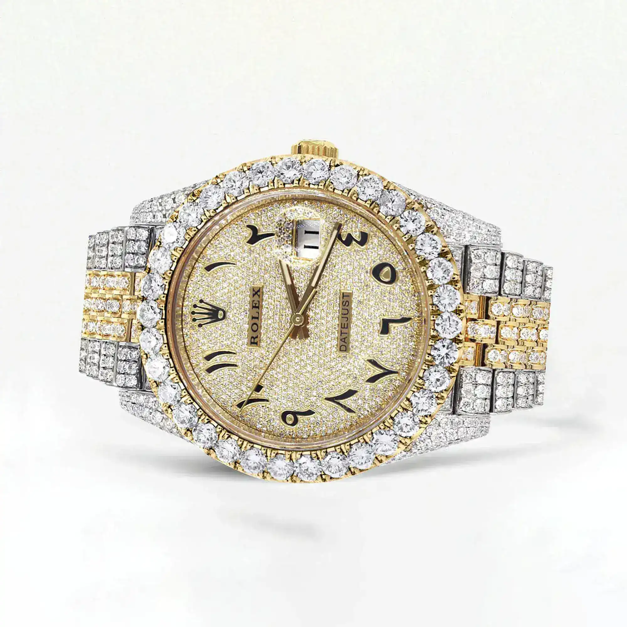 Fake Diamond Watch Iced Out Rolex Replica b123