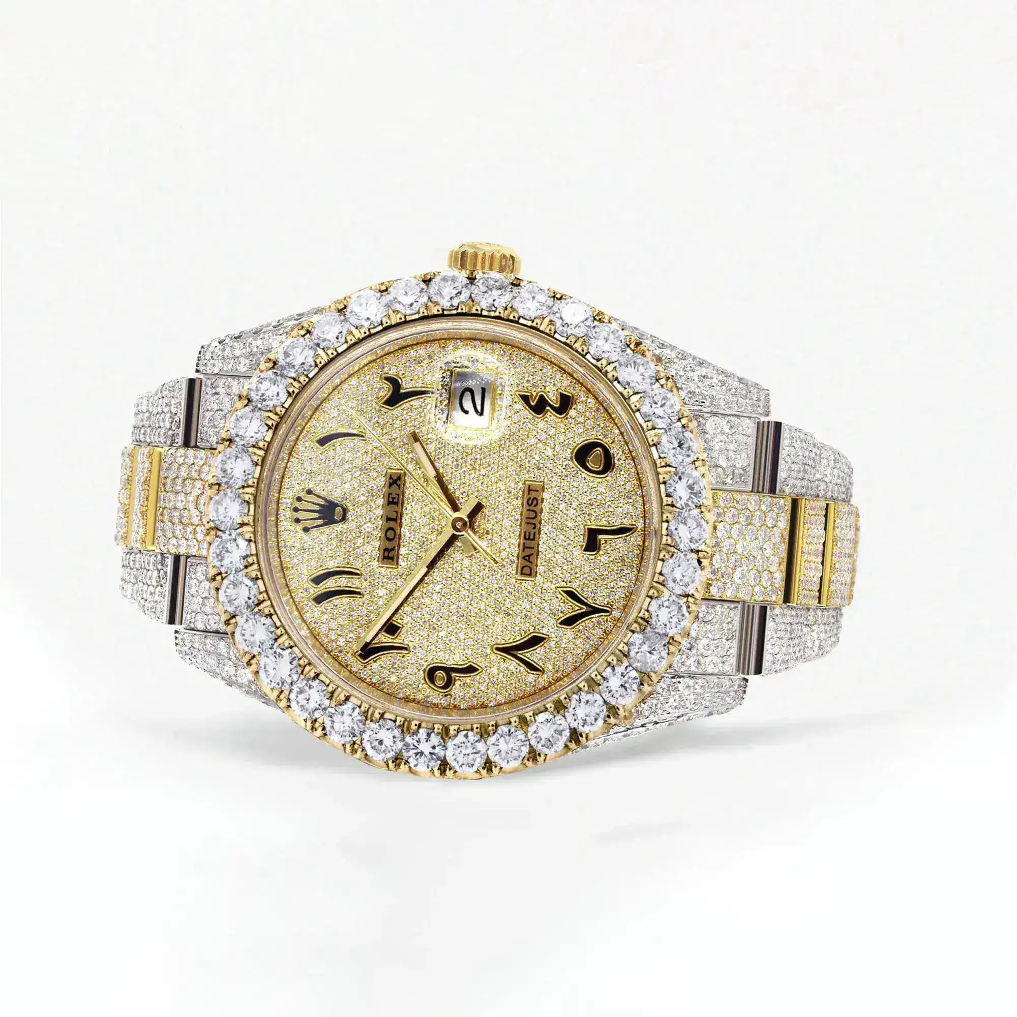 Fake Diamond Watch Iced Out Rolex Replica b139