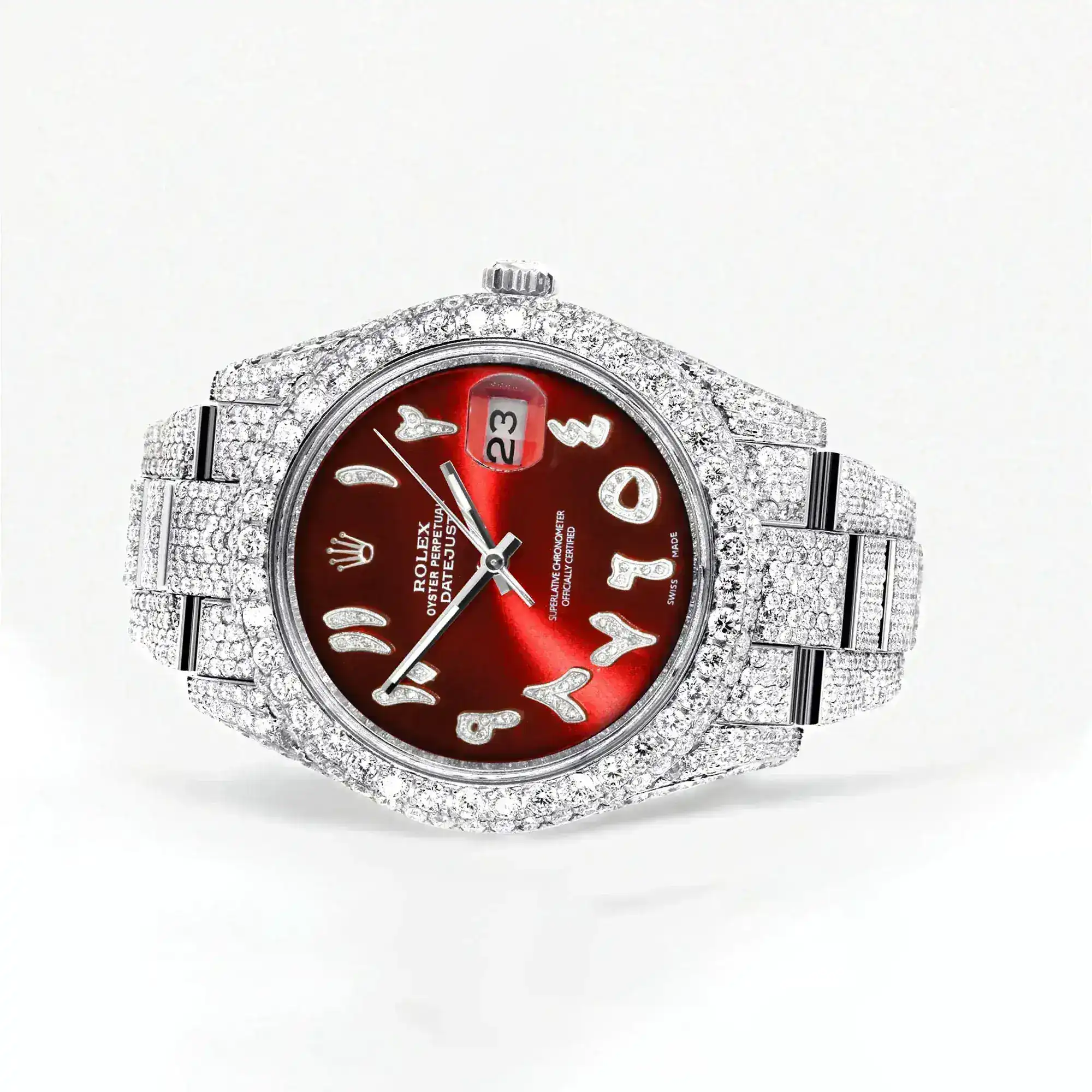 Fake Diamond Watch Iced Out Rolex Replica b270