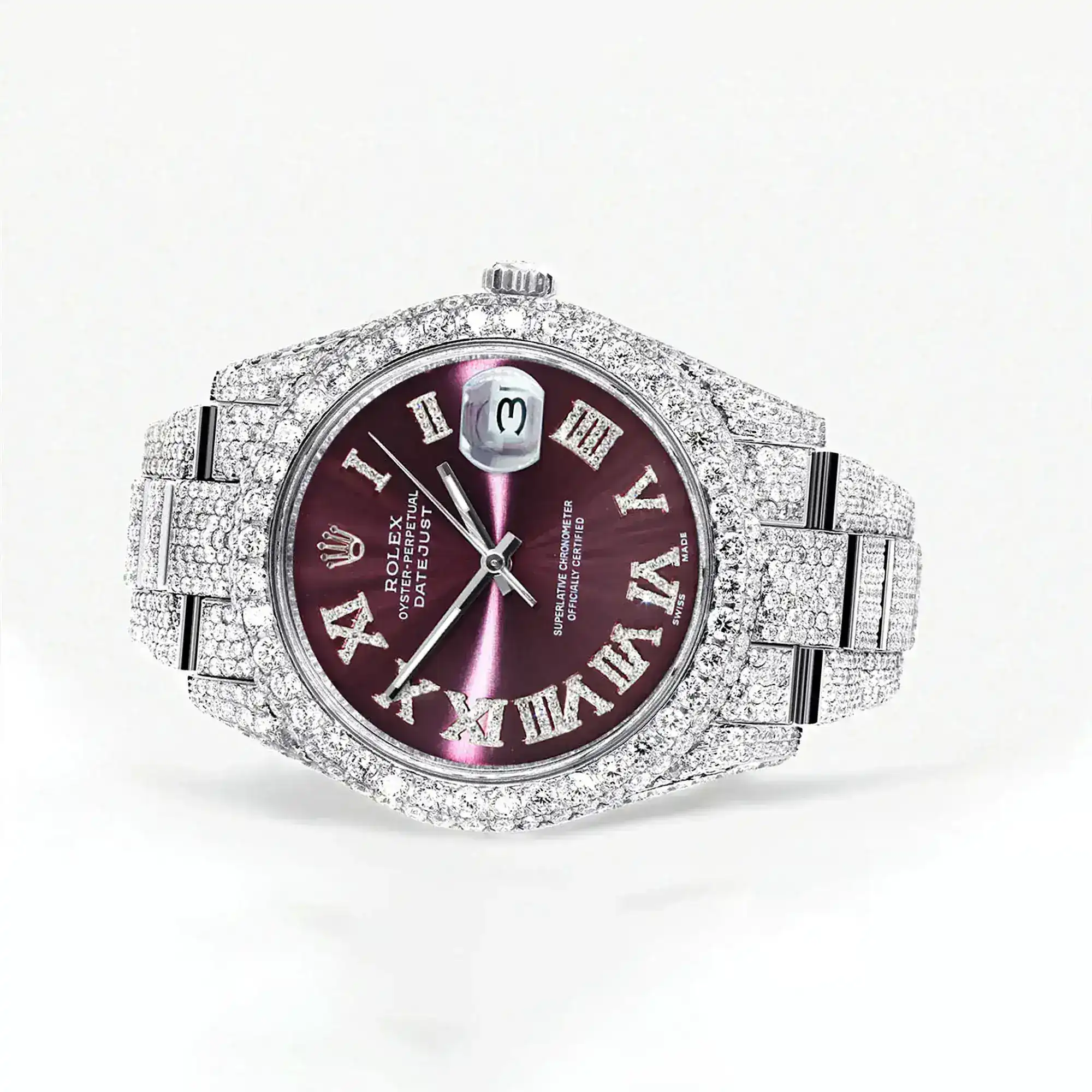 Fake Diamond Watch Iced Out Rolex Replica b300