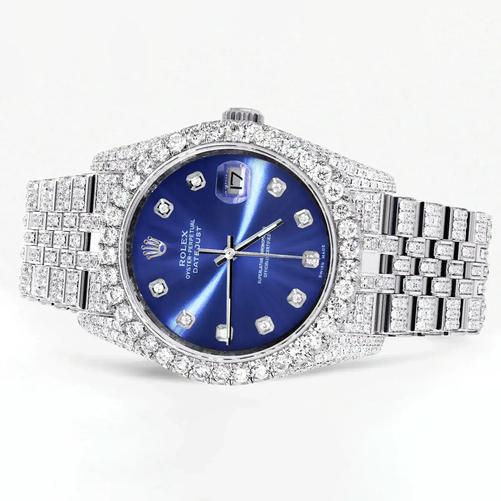 Fake Diamond Watch Iced Out Rolex Replica b307