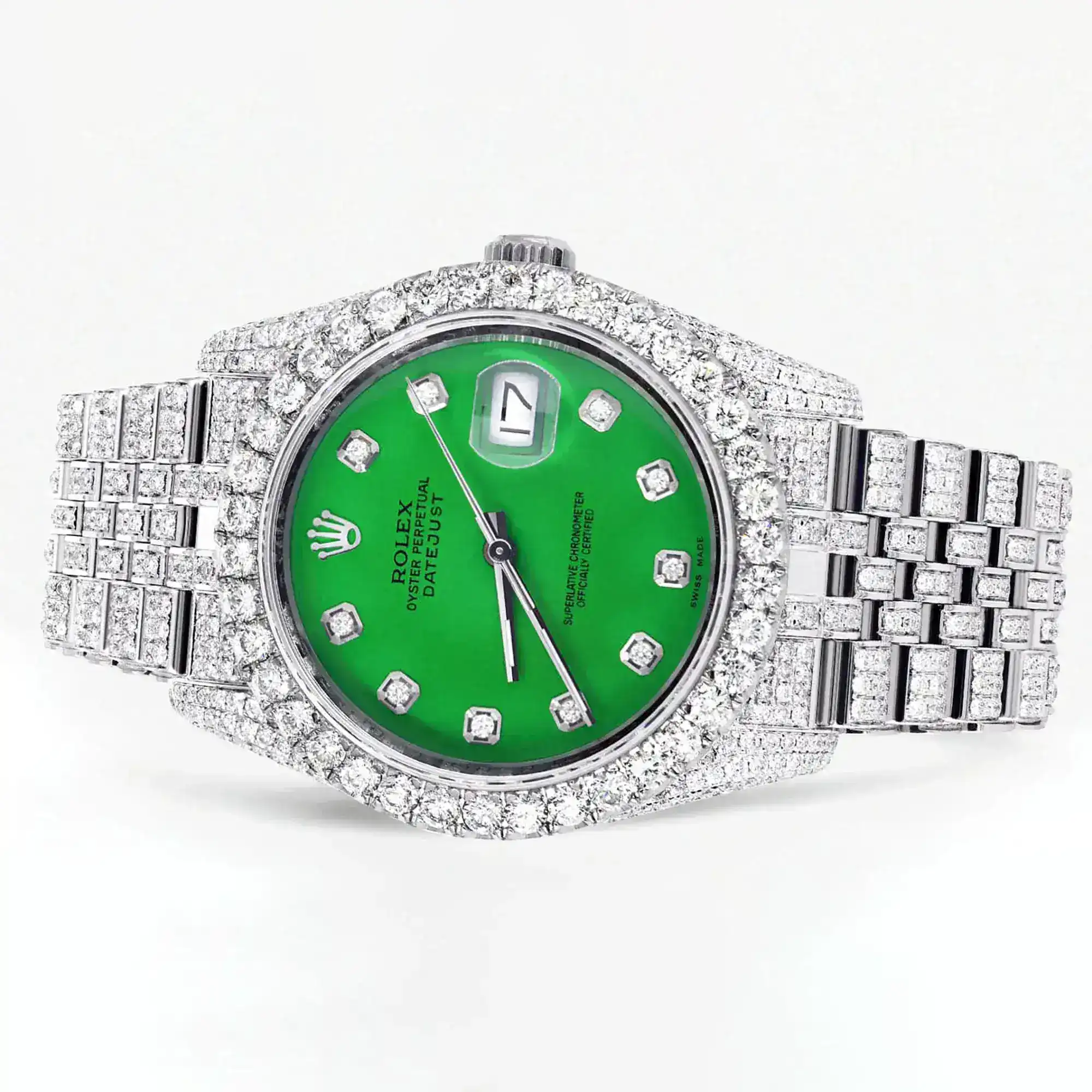Fake Diamond Watch Iced Out Rolex Replica b311