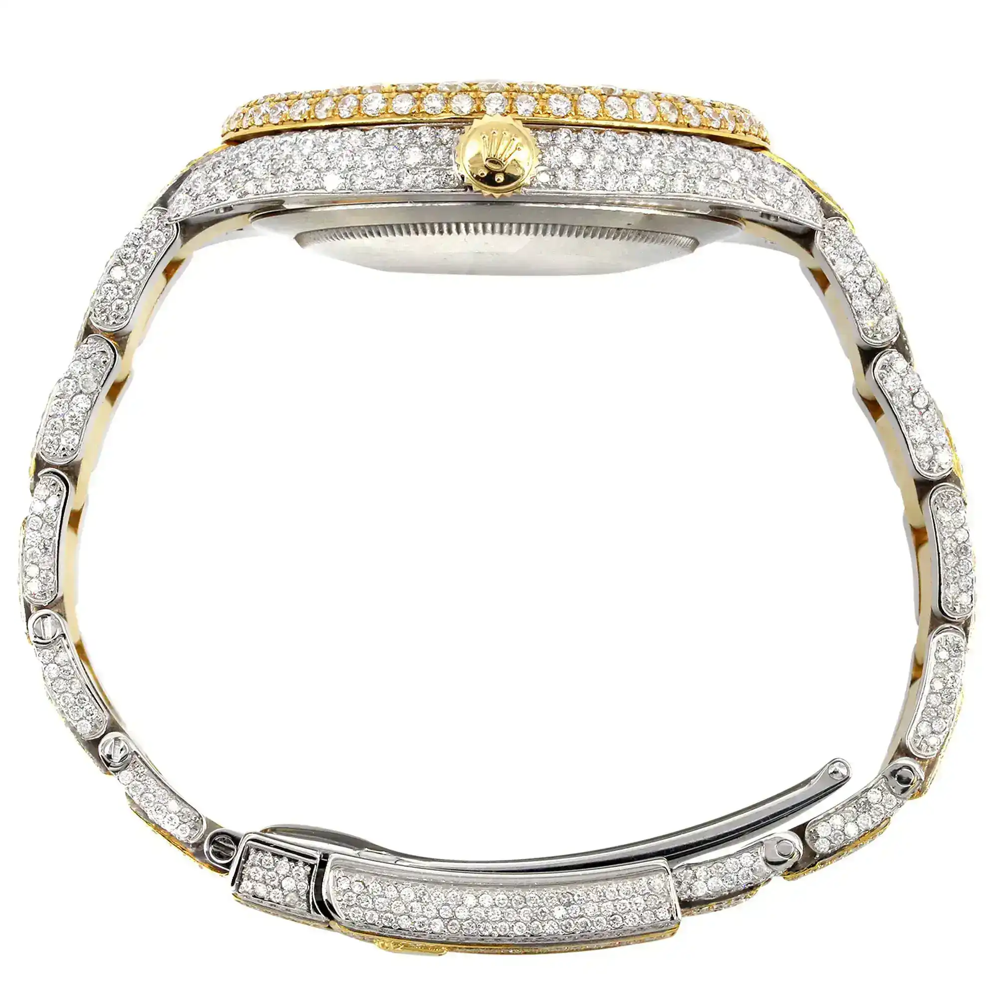 Fake Diamond Watch Iced Out Rolex Replica c205