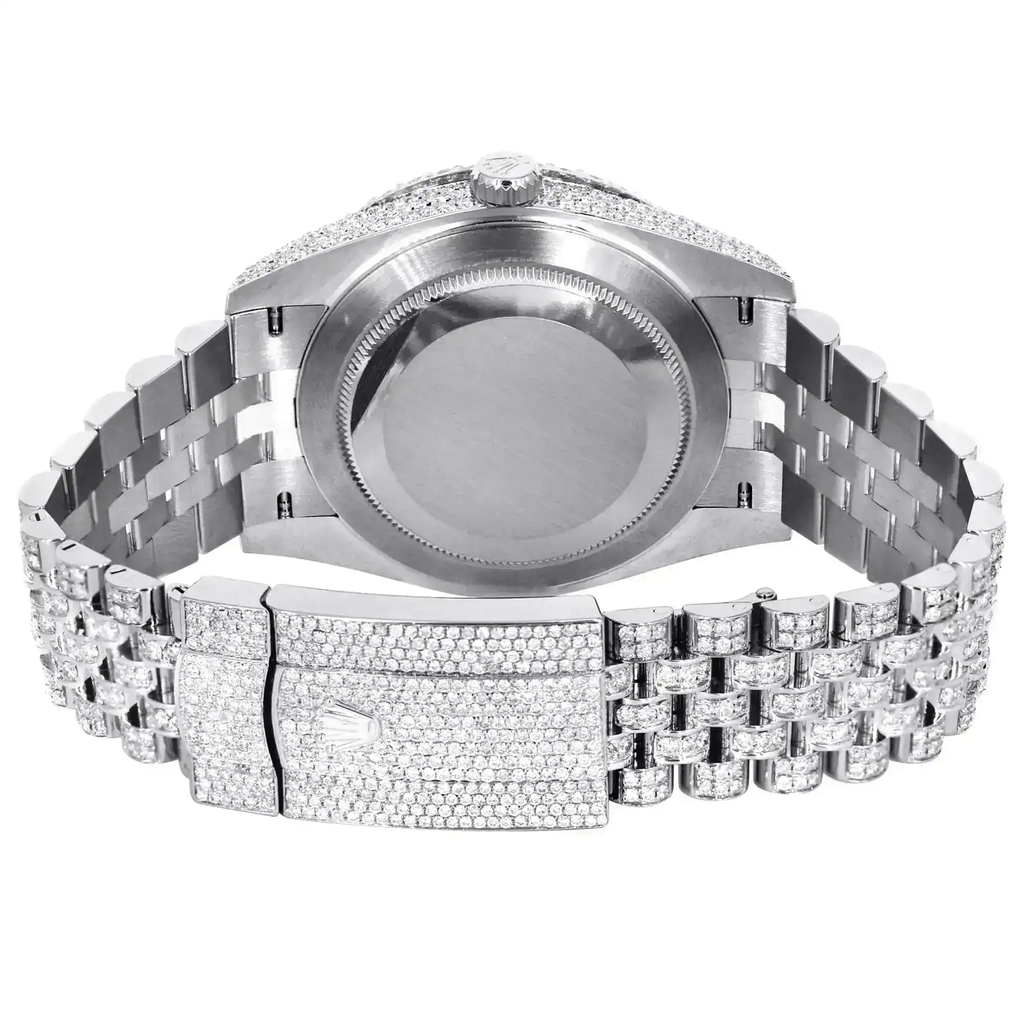 Fake Diamond Watch Iced Out Rolex Replica c282