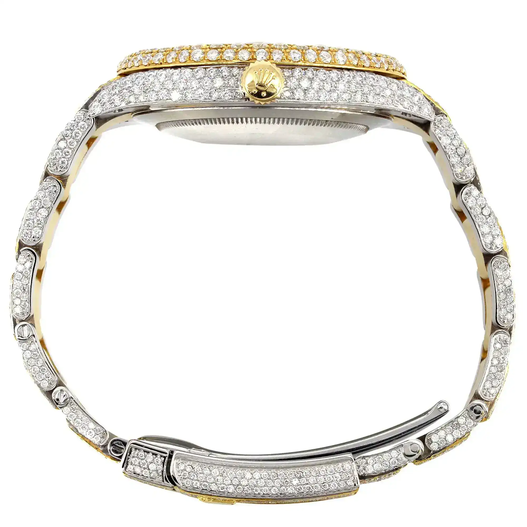 Fake Diamond Watch Iced Out Rolex Replica d147