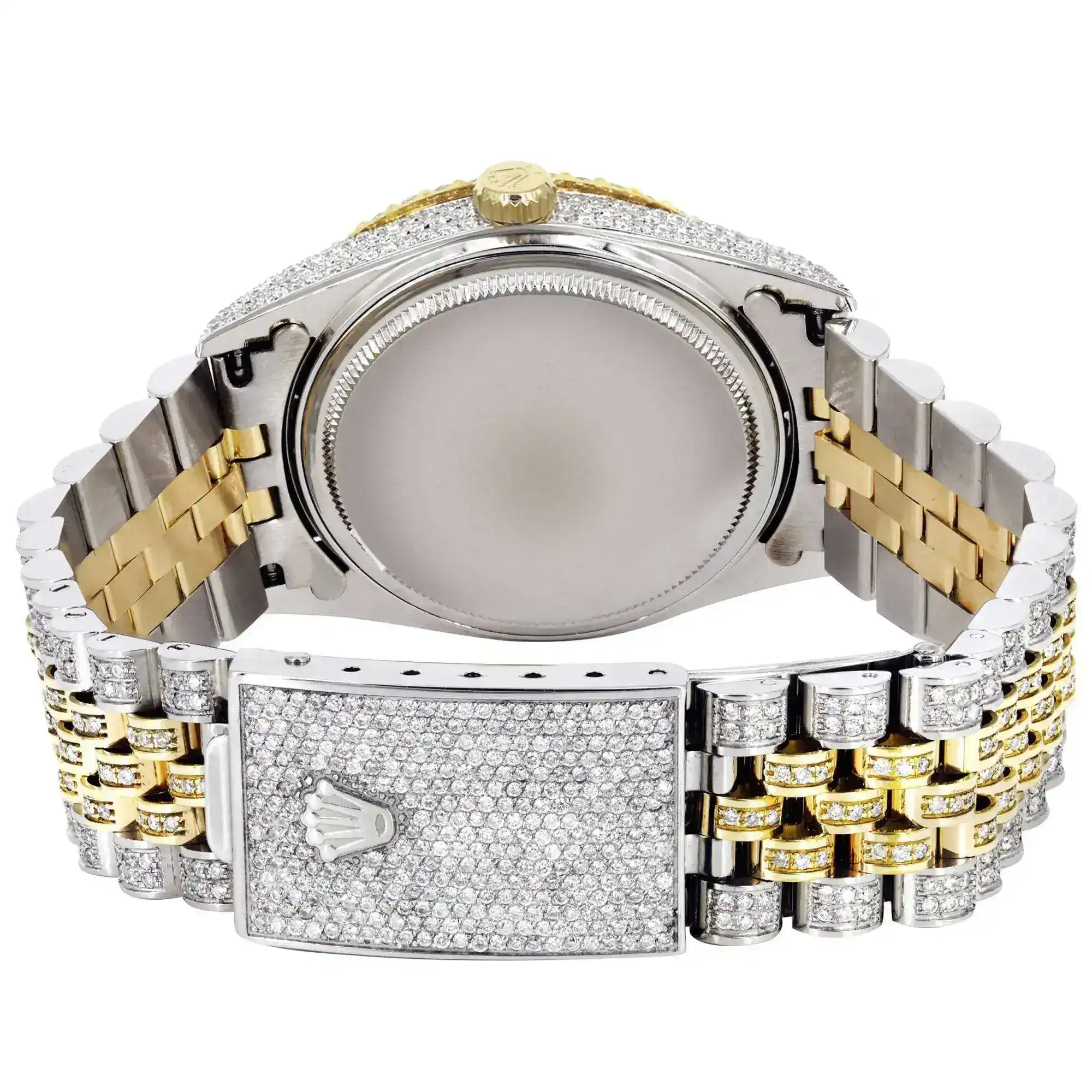 Fake Diamond Watch Iced Out Rolex Replica e010