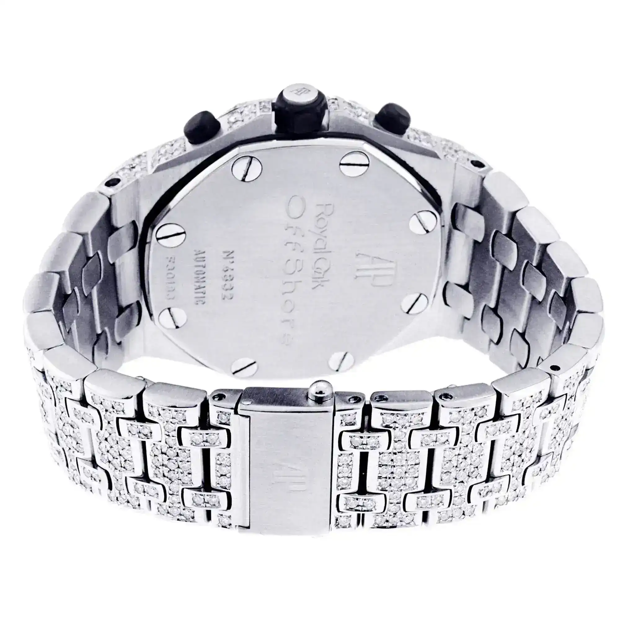 Fake Diamond Watch Iced Out Rolex Replica e045