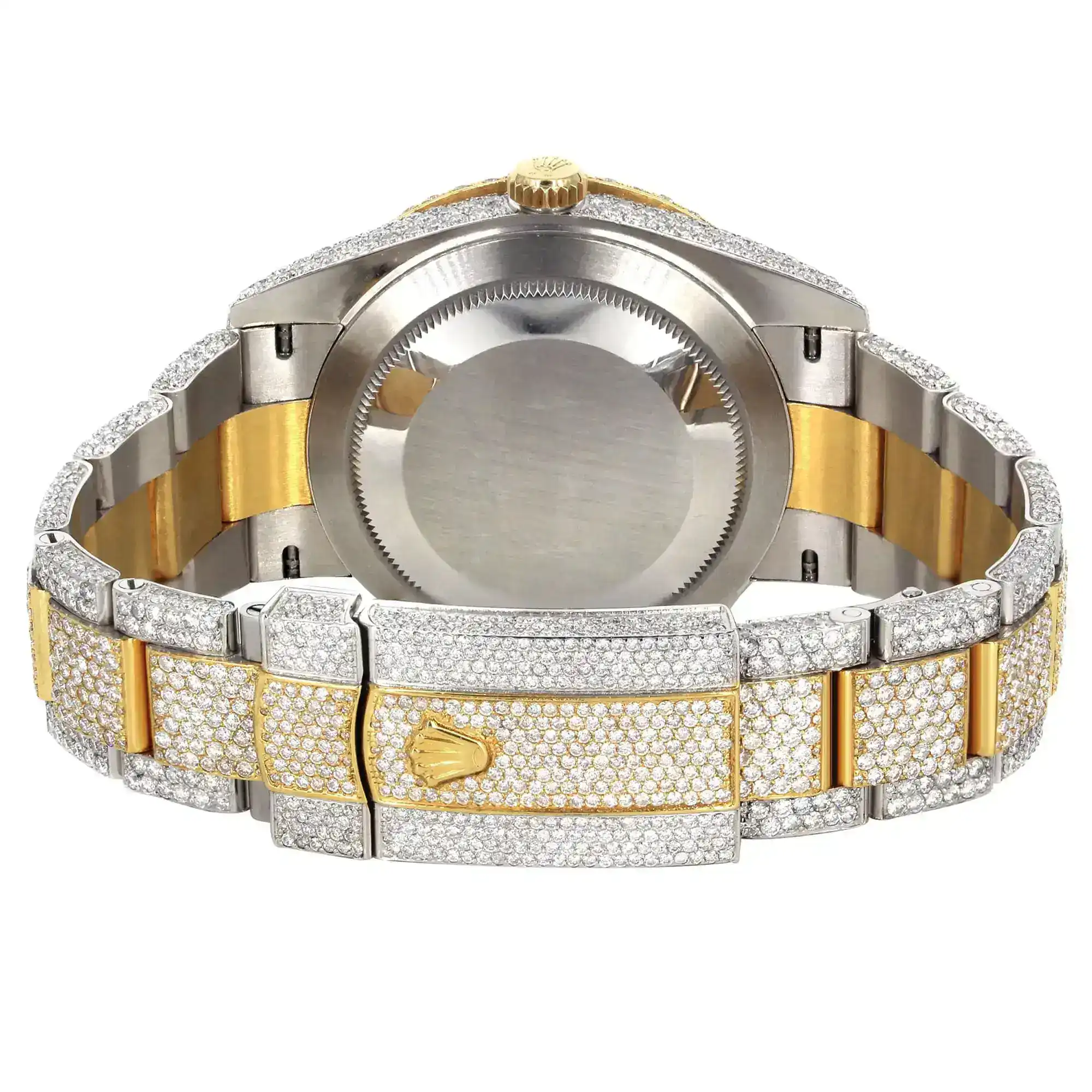 Fake Diamond Watch Iced Out Rolex Replica e142