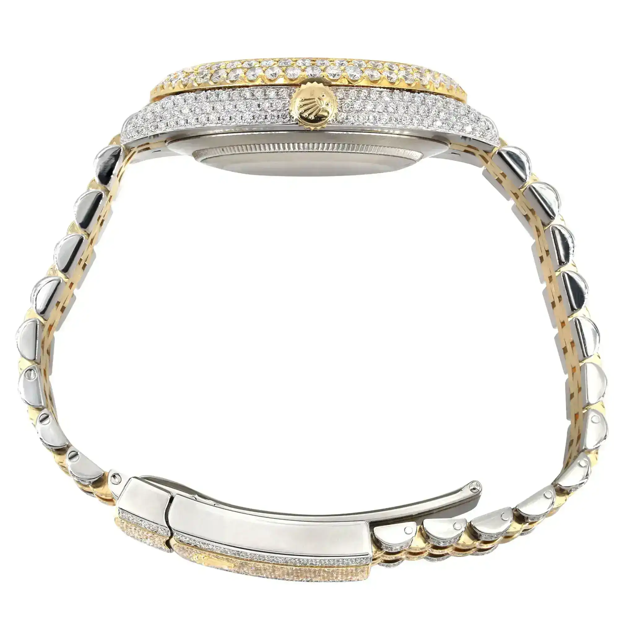 Fake Diamond Watch Iced Out Rolex Replica e160